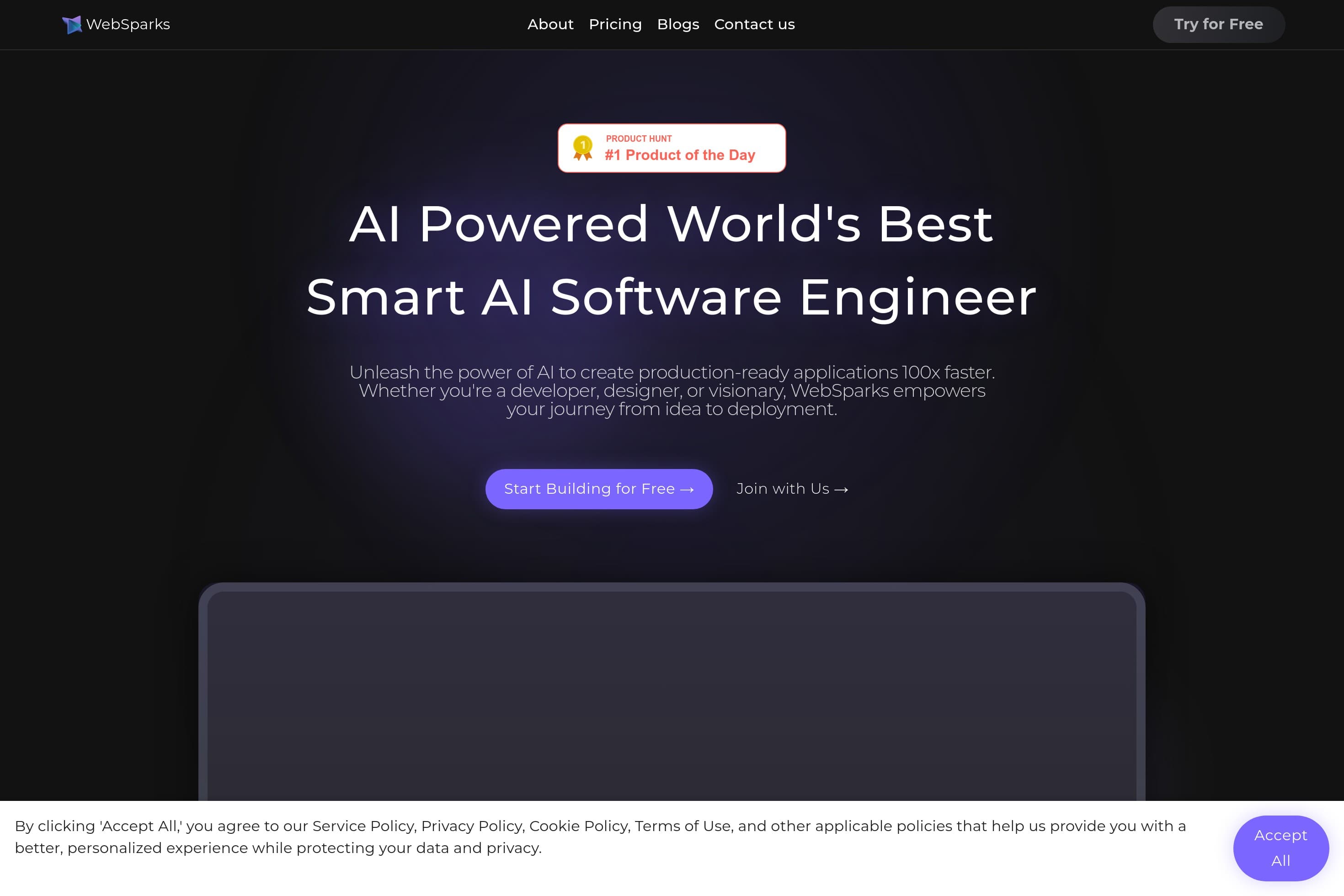 Websparks - AI Powered Software Engineer Agent - Image 1