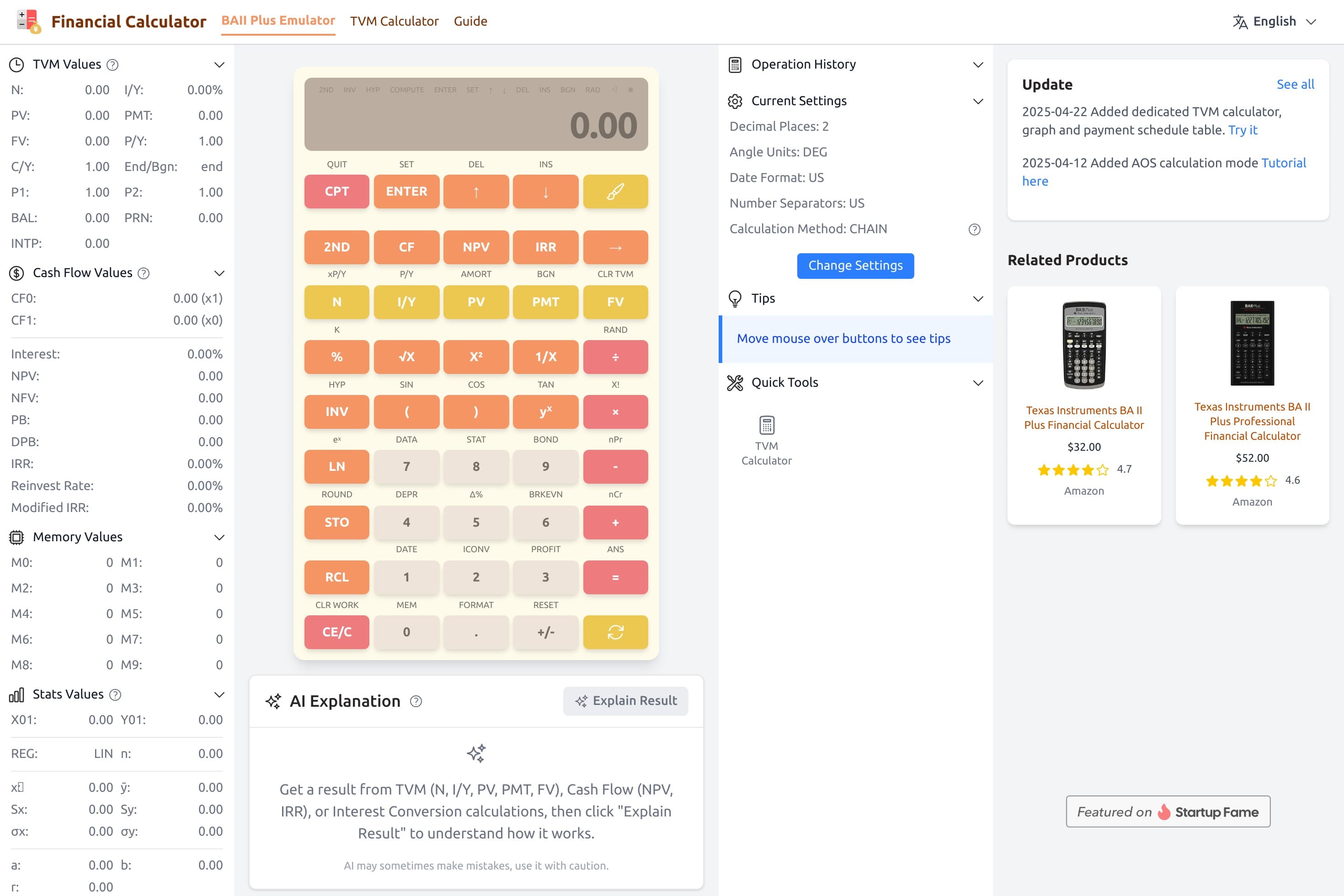 Financial Calculator - Best Online Financial Calculator for Student and Professionals - Image 1