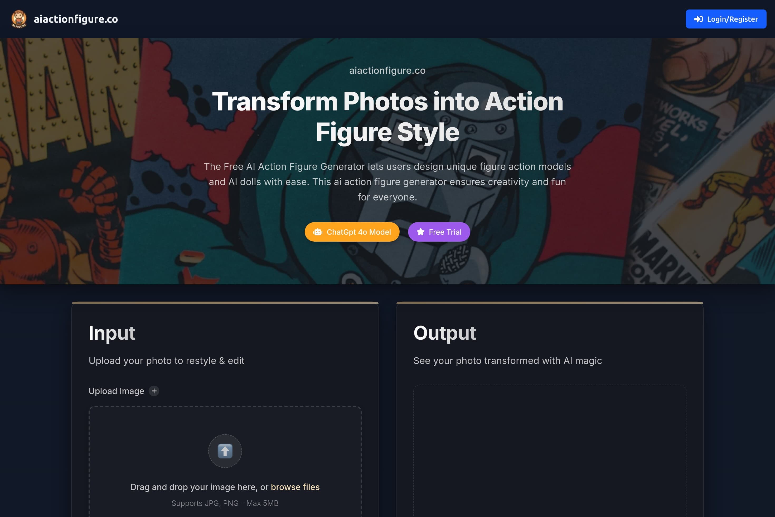 Free AI Action Figure Generator