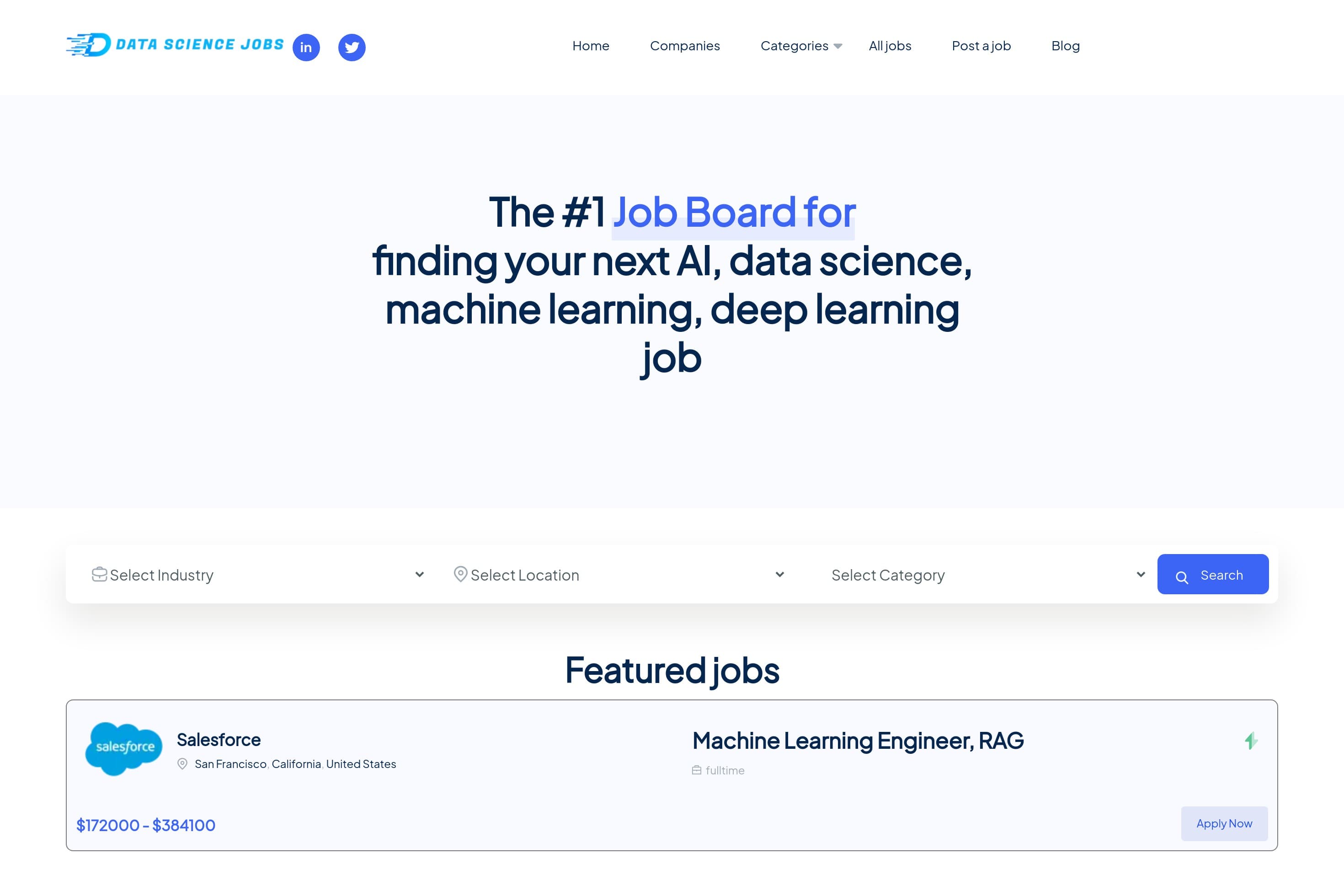 DataScienceJobs.com - Discover the latest and greatest ai, data science, machine learning jobs. - Image 1