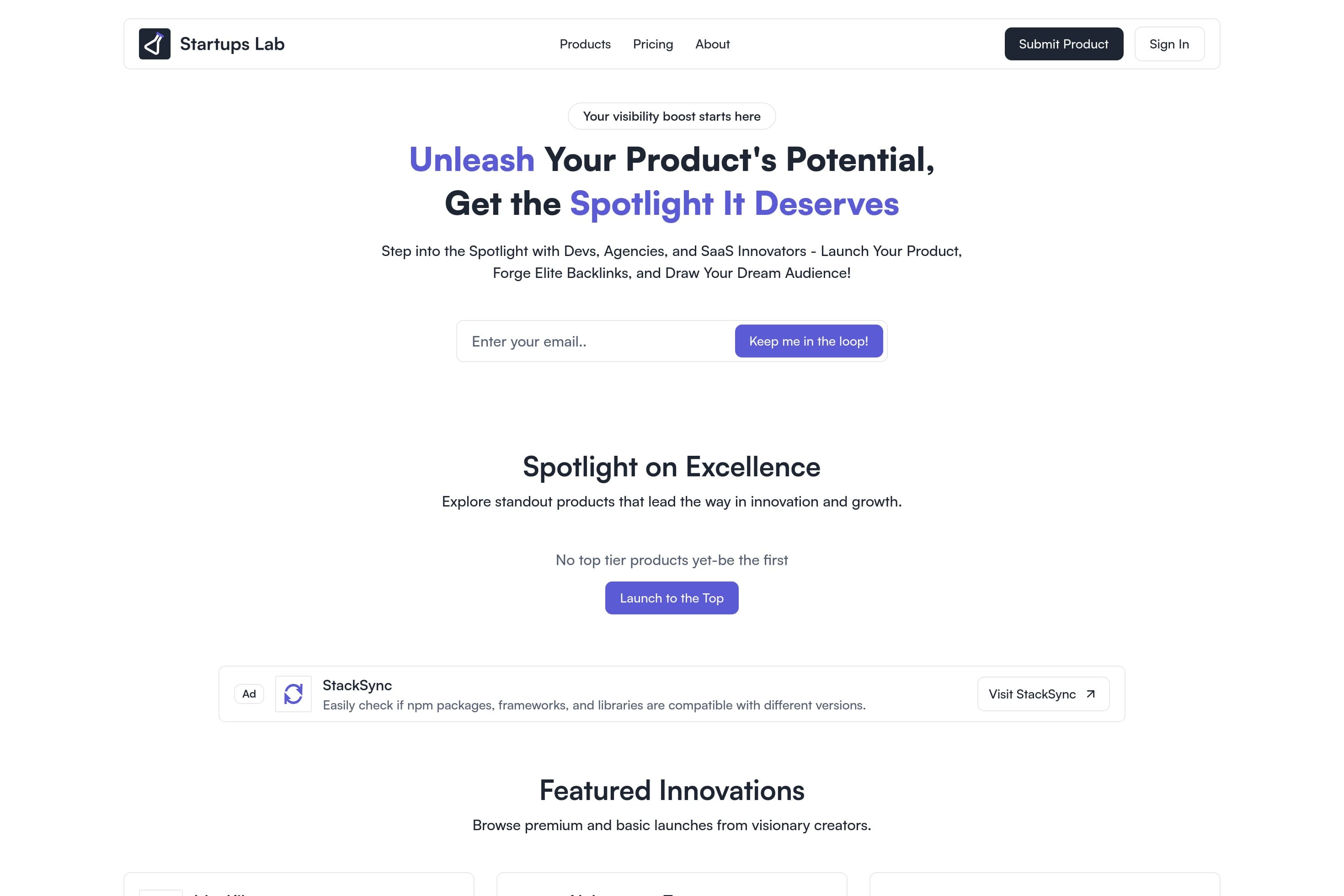 Startups Lab | Launch, Showcase & Elevate Your Product - Image 1