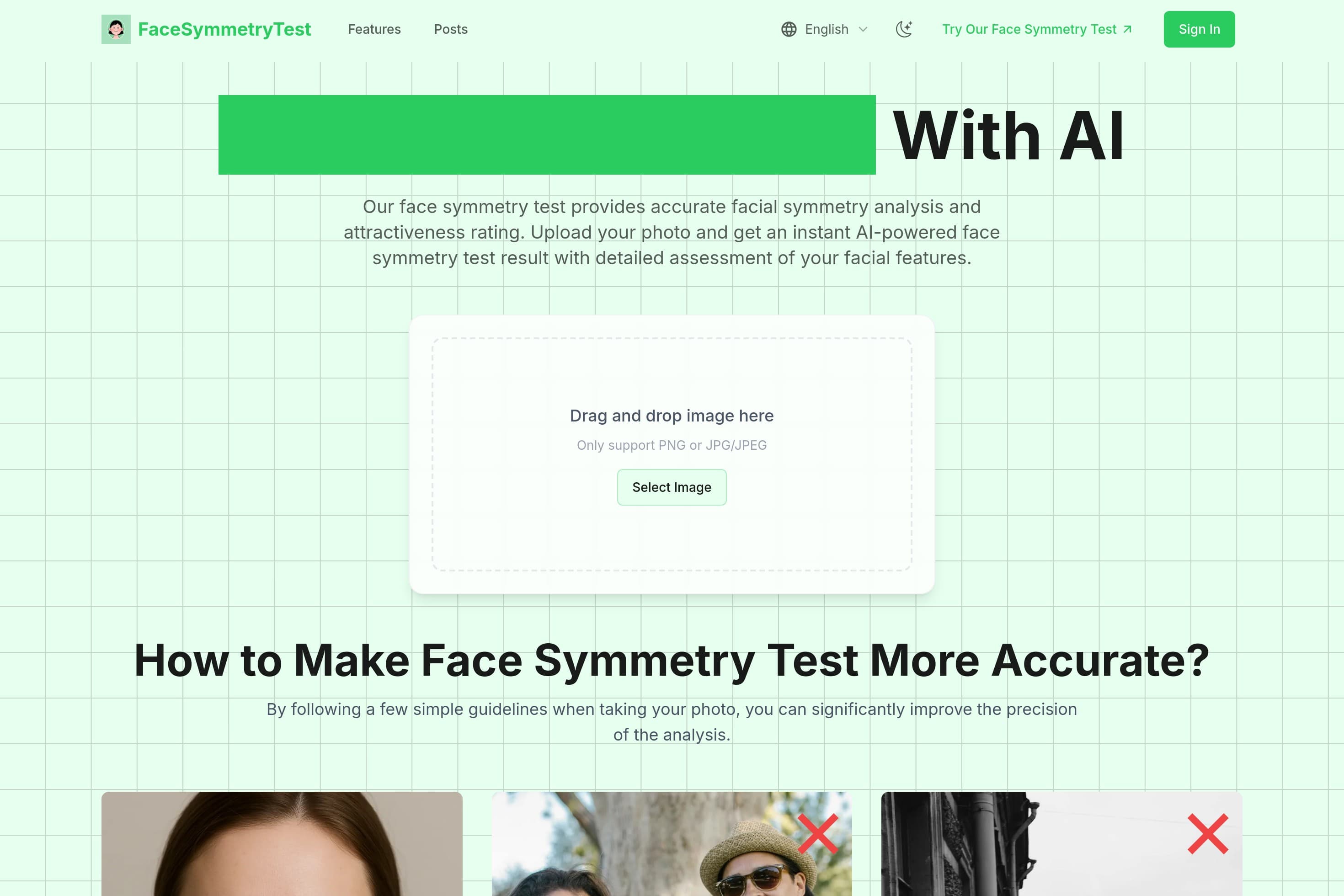 Face Symmetry Test | Professional Facial Analysis - Image 1