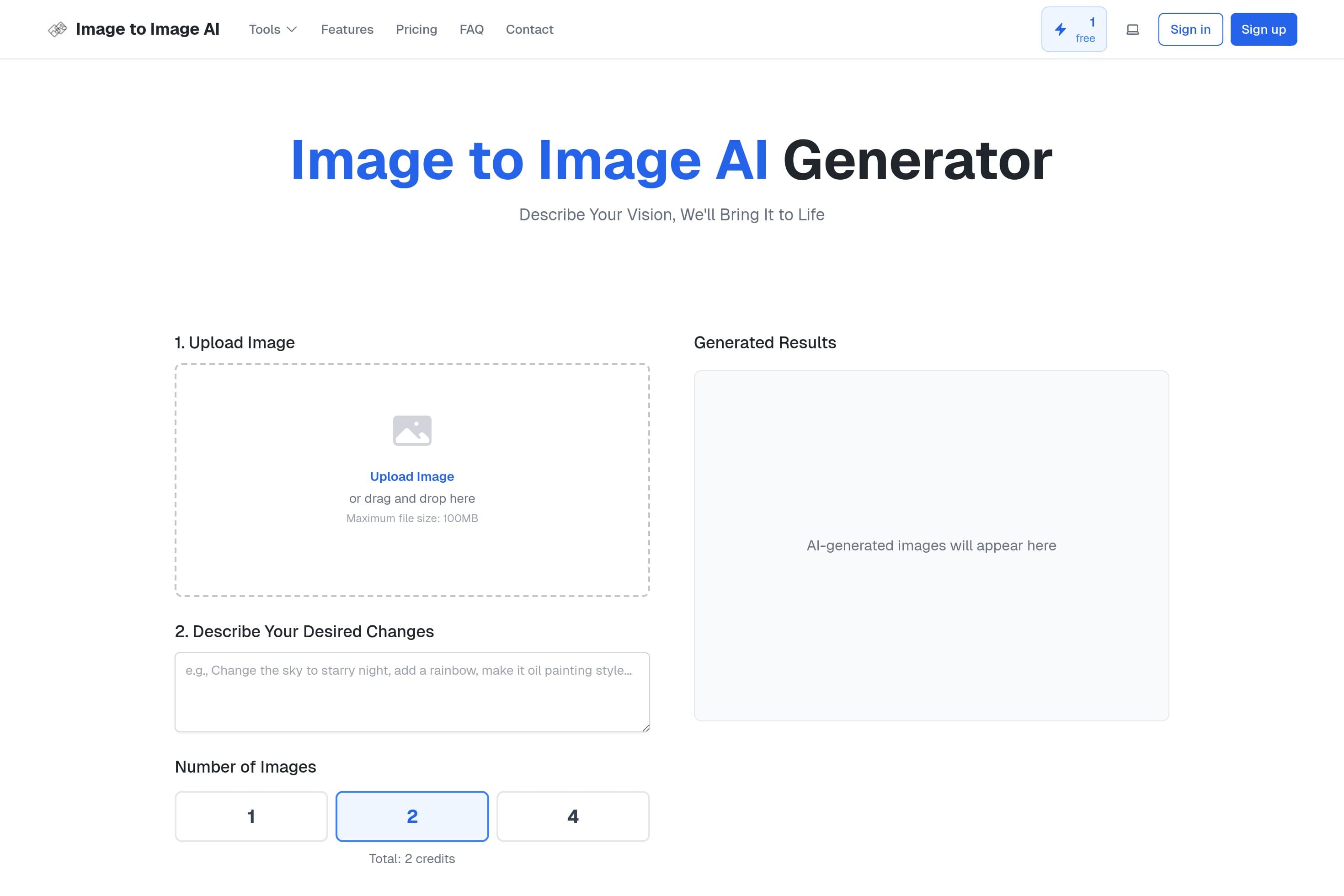 Image to Image AI - Free AI Image Generator Online - Image 1