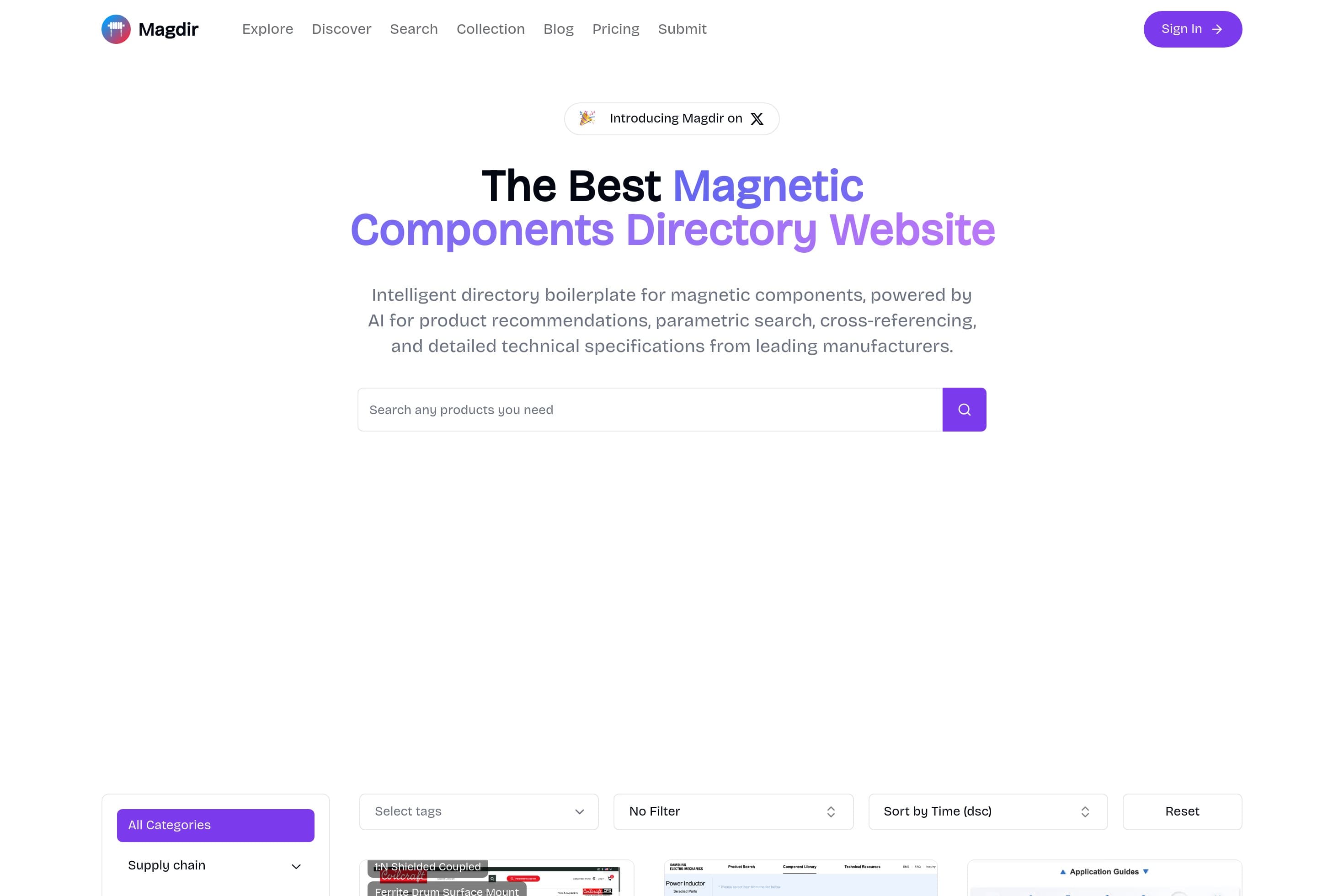 Magdir - Global Inductor & Magnetic Core Supplier Directory - Image 1