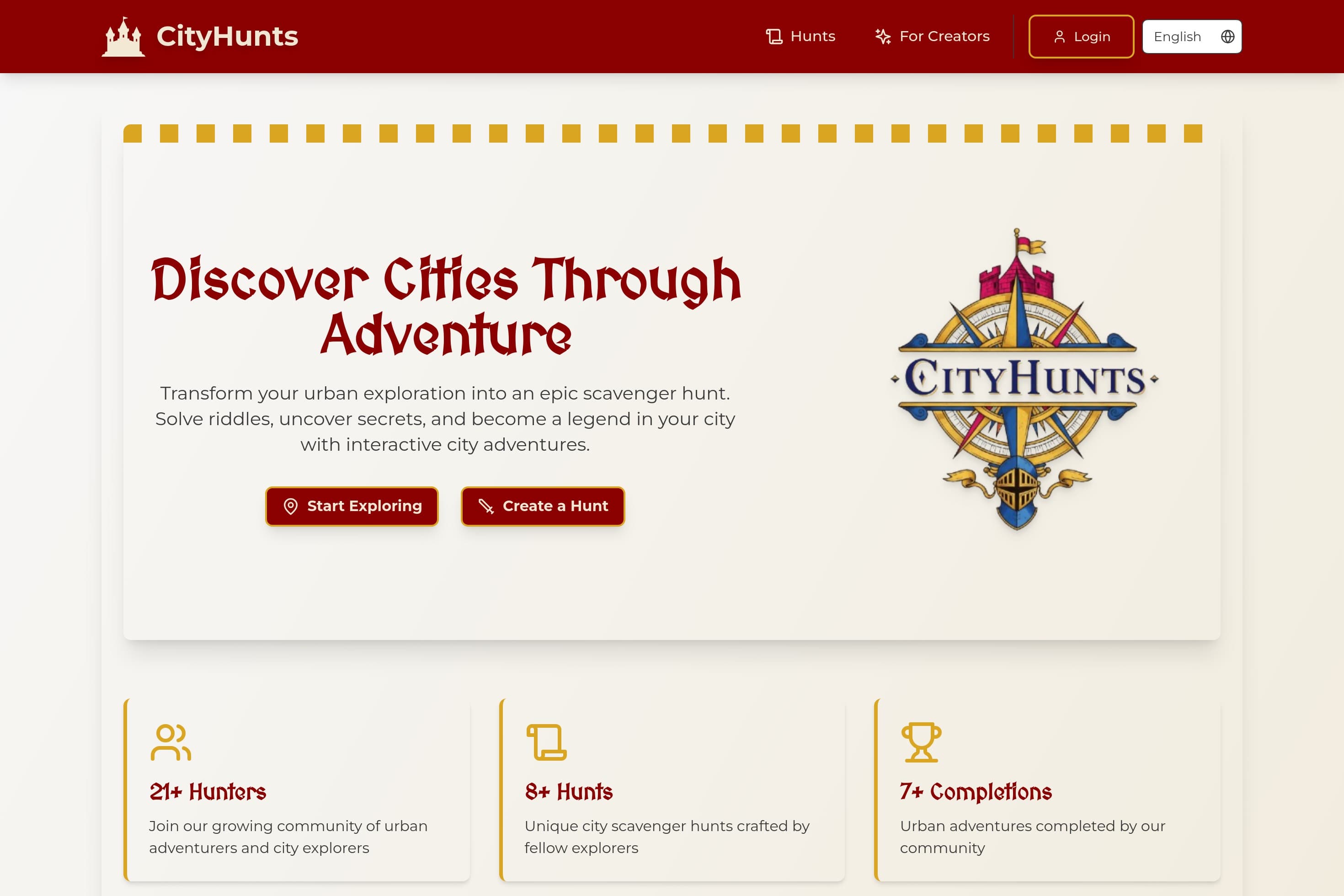 CityHunts - Interactive City Scavenger Hunts & Urban Adventures - Image 1