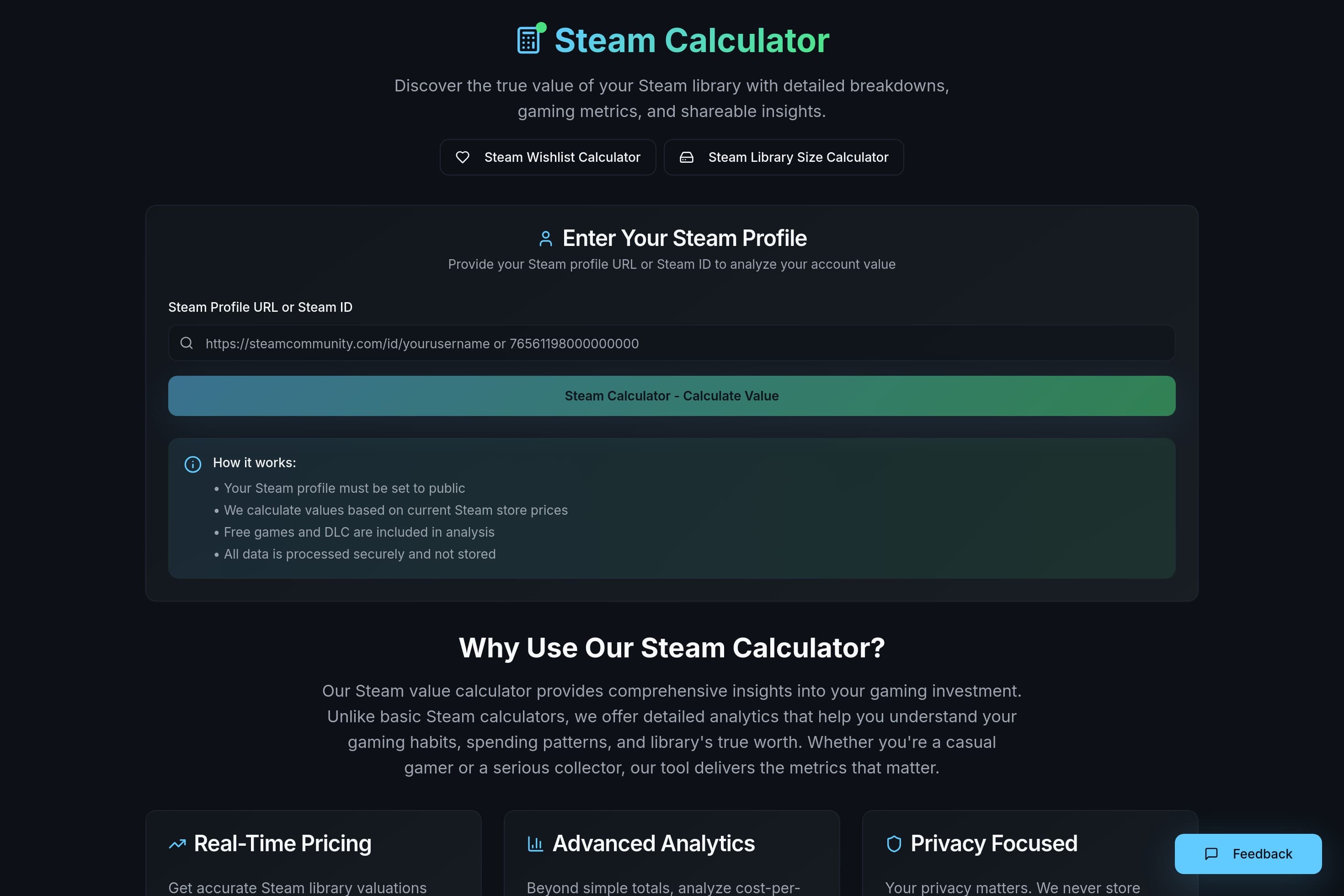 Steam Calculator | Free Steam Account Value & Inventory Tool - Image 1