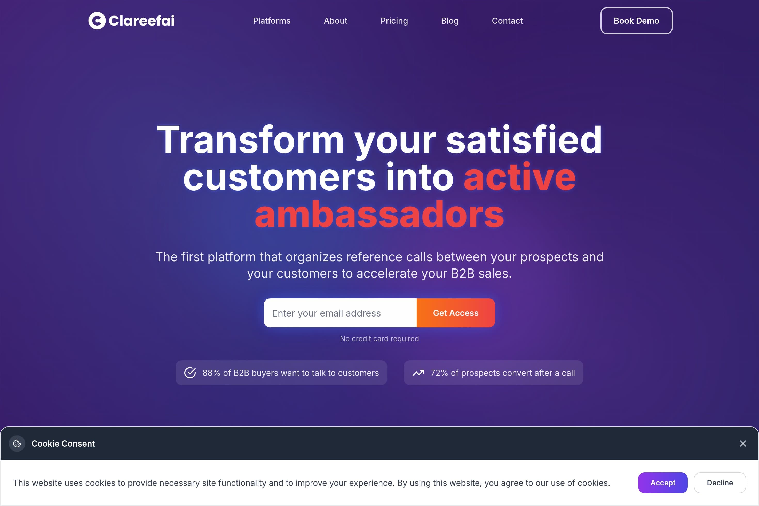 ClareefAI - Drive Sales Growth Using Customer Testimonials and Word-of-Mouth Marketing - Image 1
