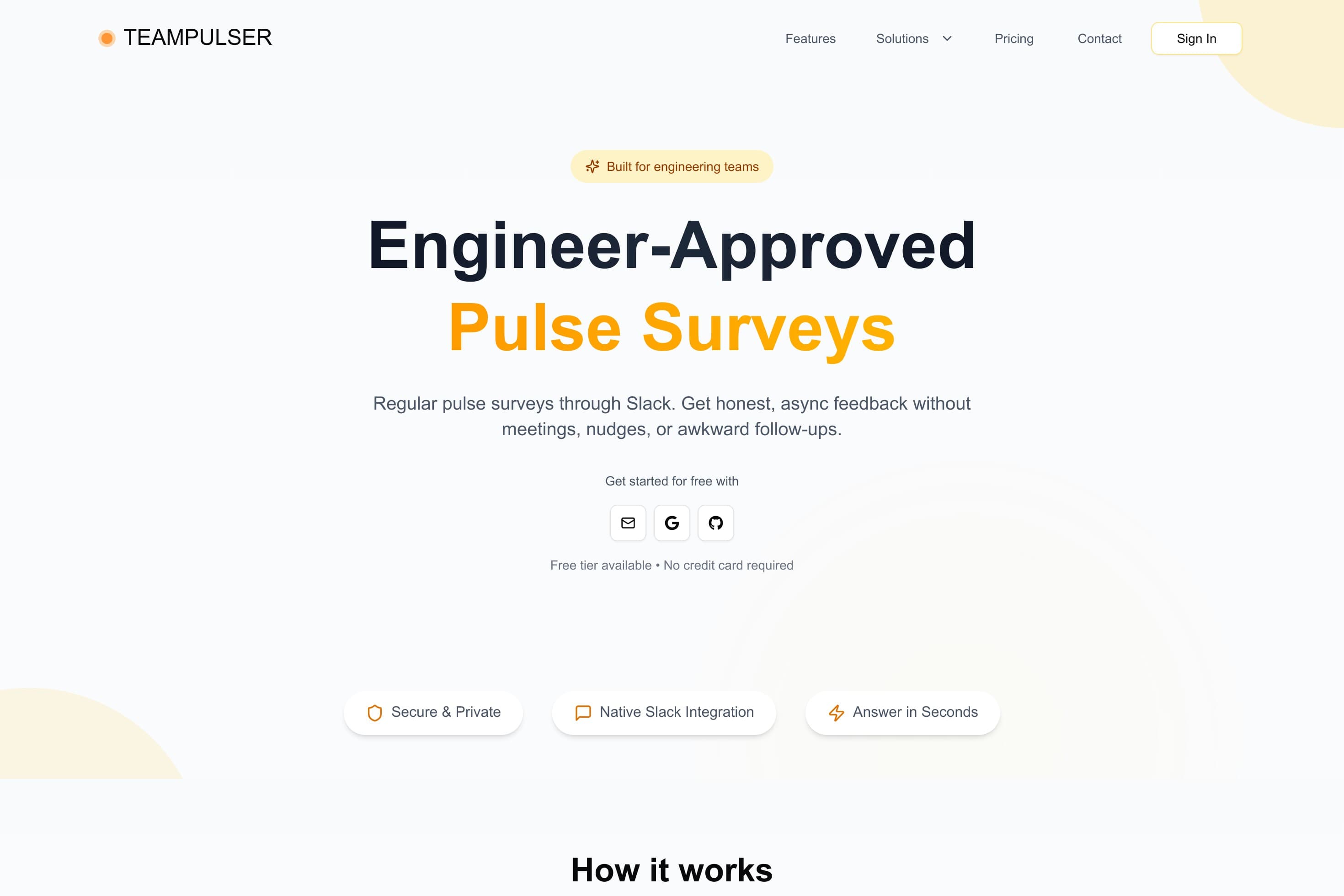 TeamPulser - Pulse Surveys for Engineering Teams - Image 1