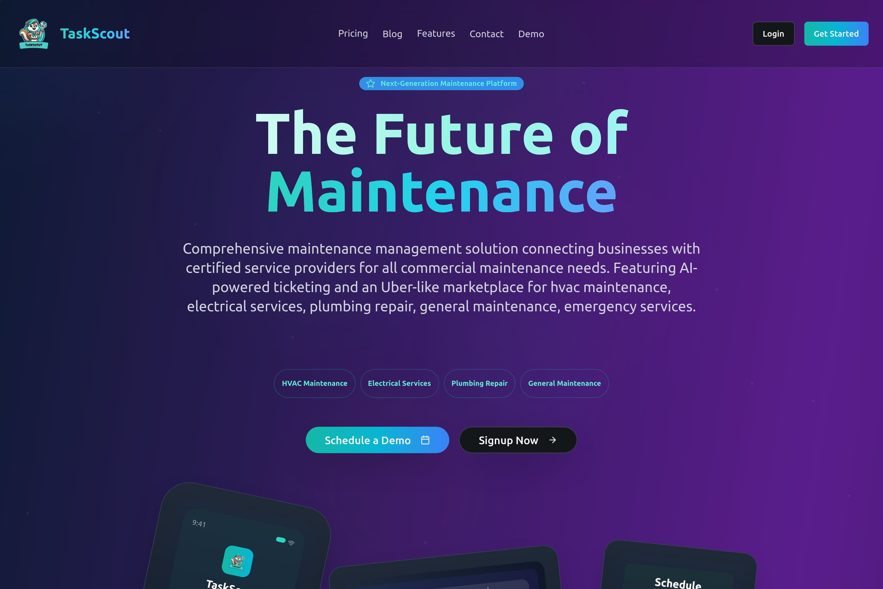Commercial Maintenance Management Platform | TaskScout - Image 1