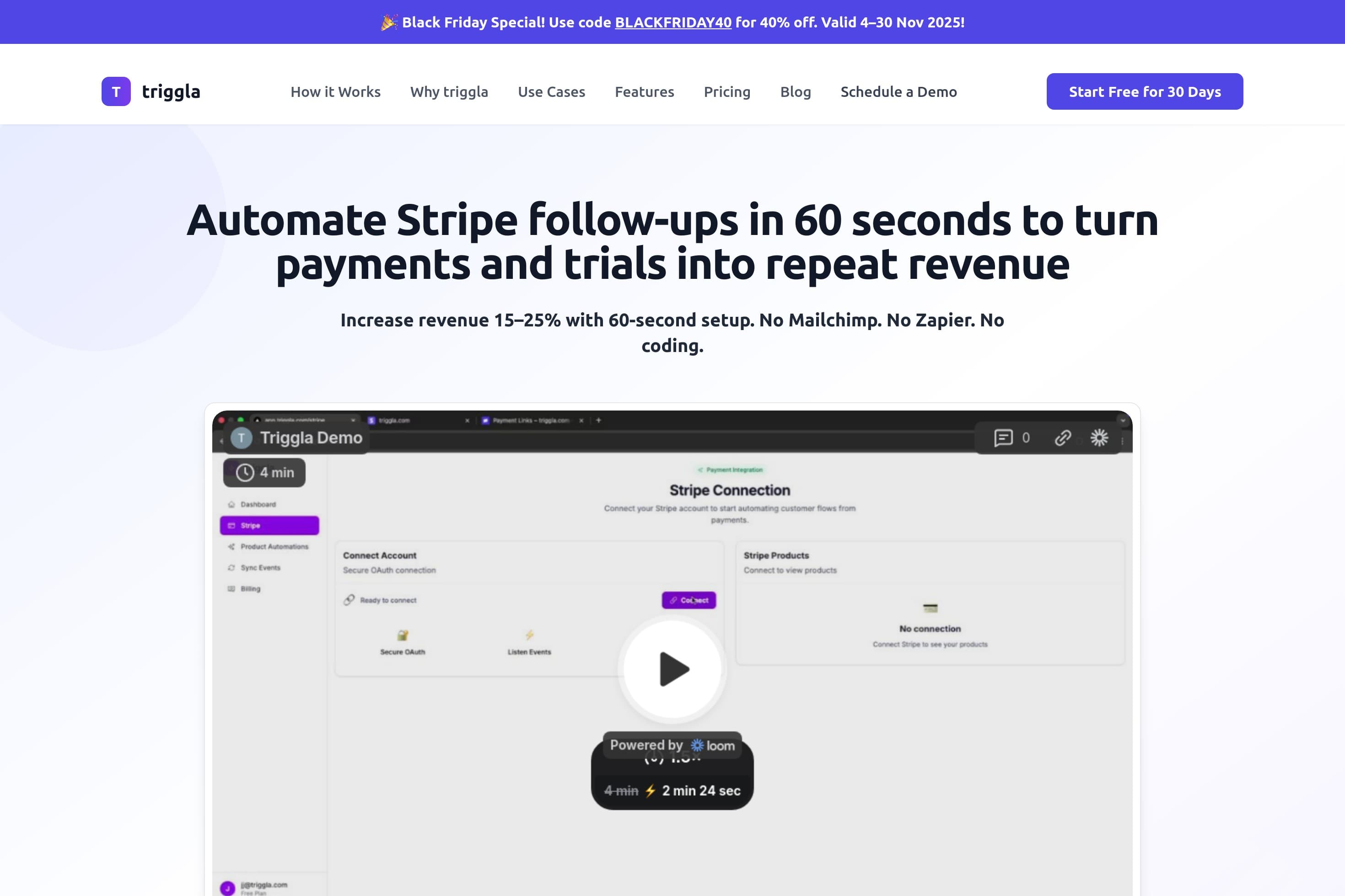 Triggla - Stripe Email Automation Tool - Image 1