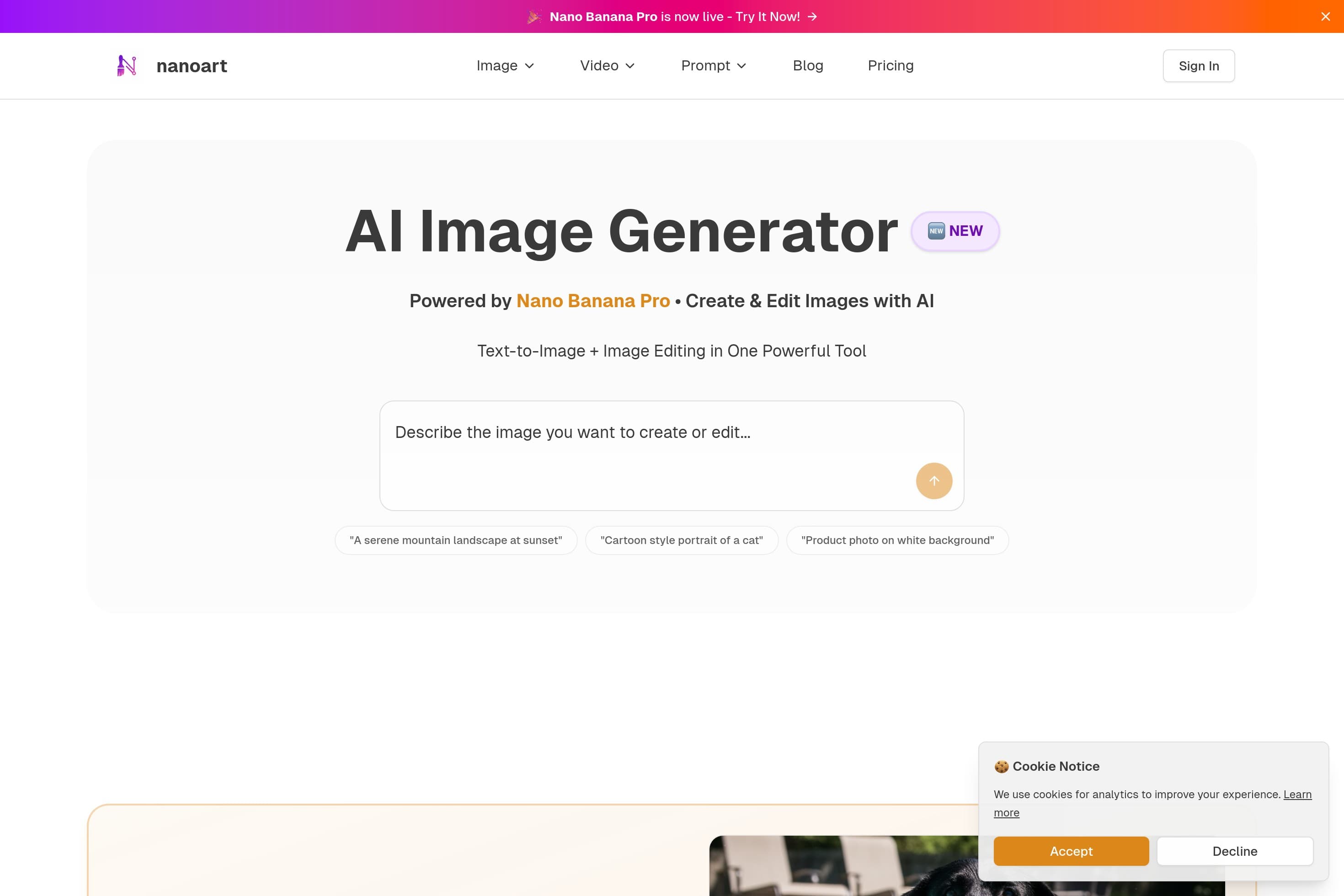 nanoart - AI Image & Video Generator - Image 1