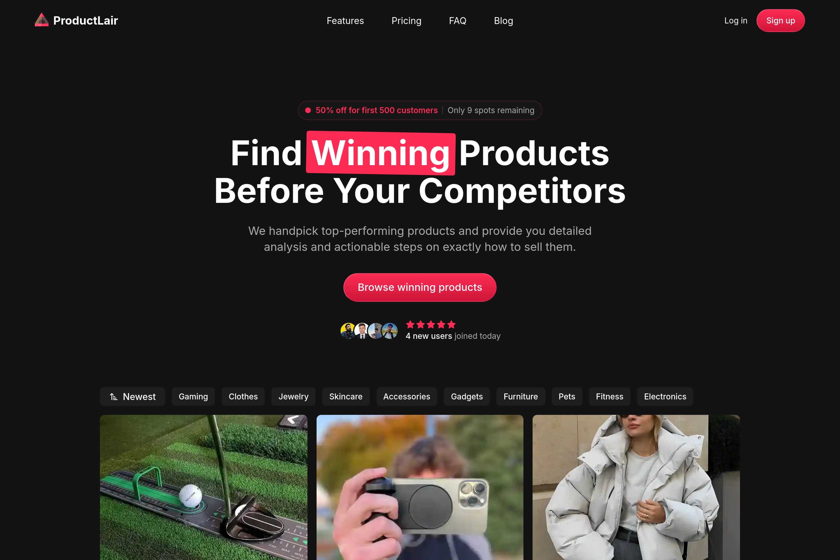 ProductLair - Handpicked Dropshipping Products & Analysis - Image 1