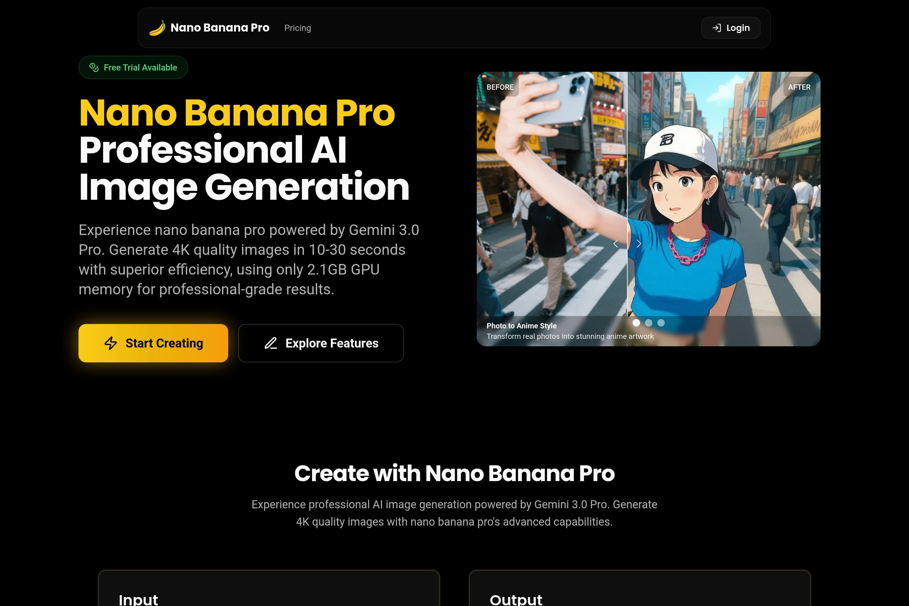 Nano Banana Pro - AI Image Generation Platform - Image 1