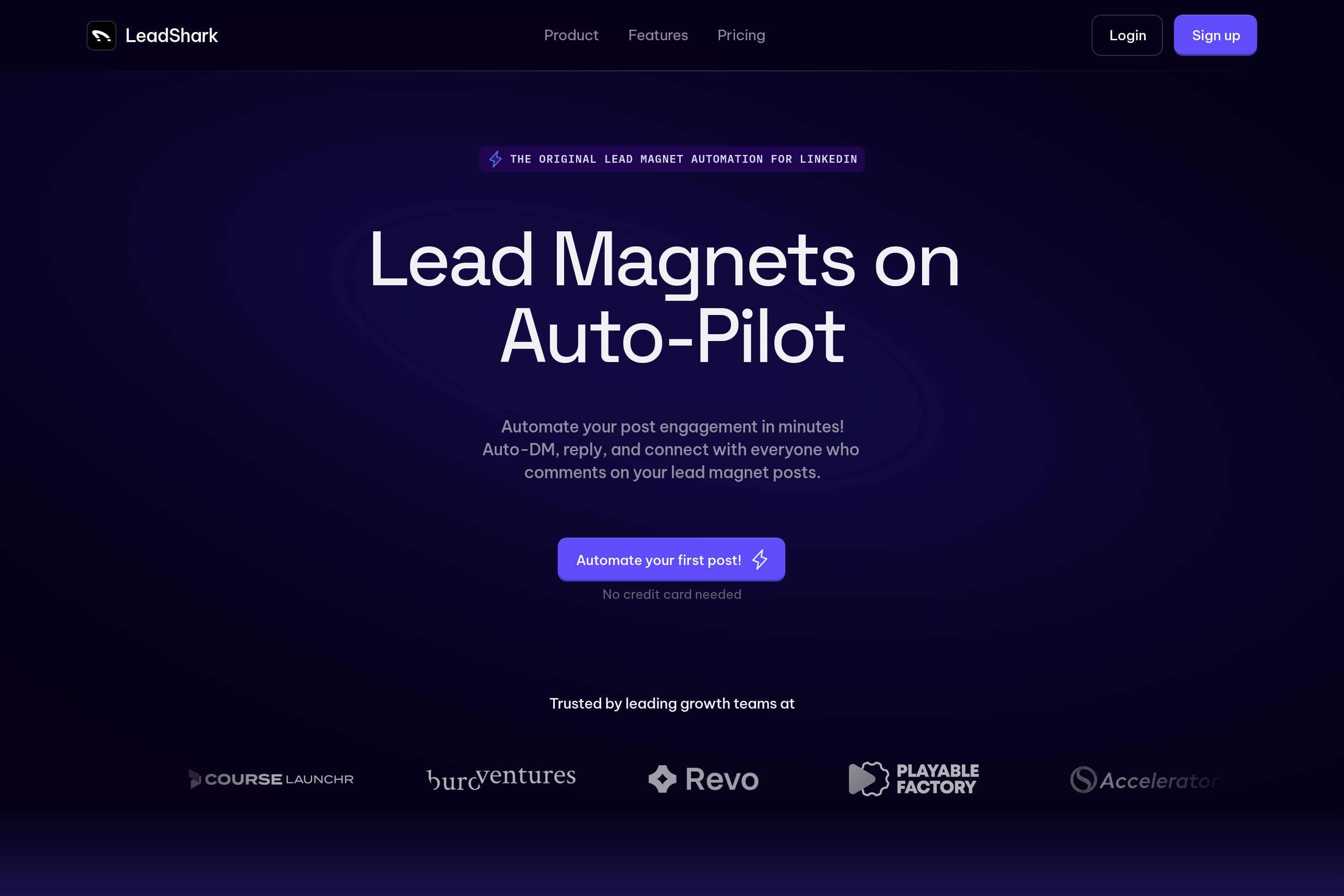 LeadShark 🦈 Lead Magnets on Auto-Pilot | Warm Outbound Agent - Image 1