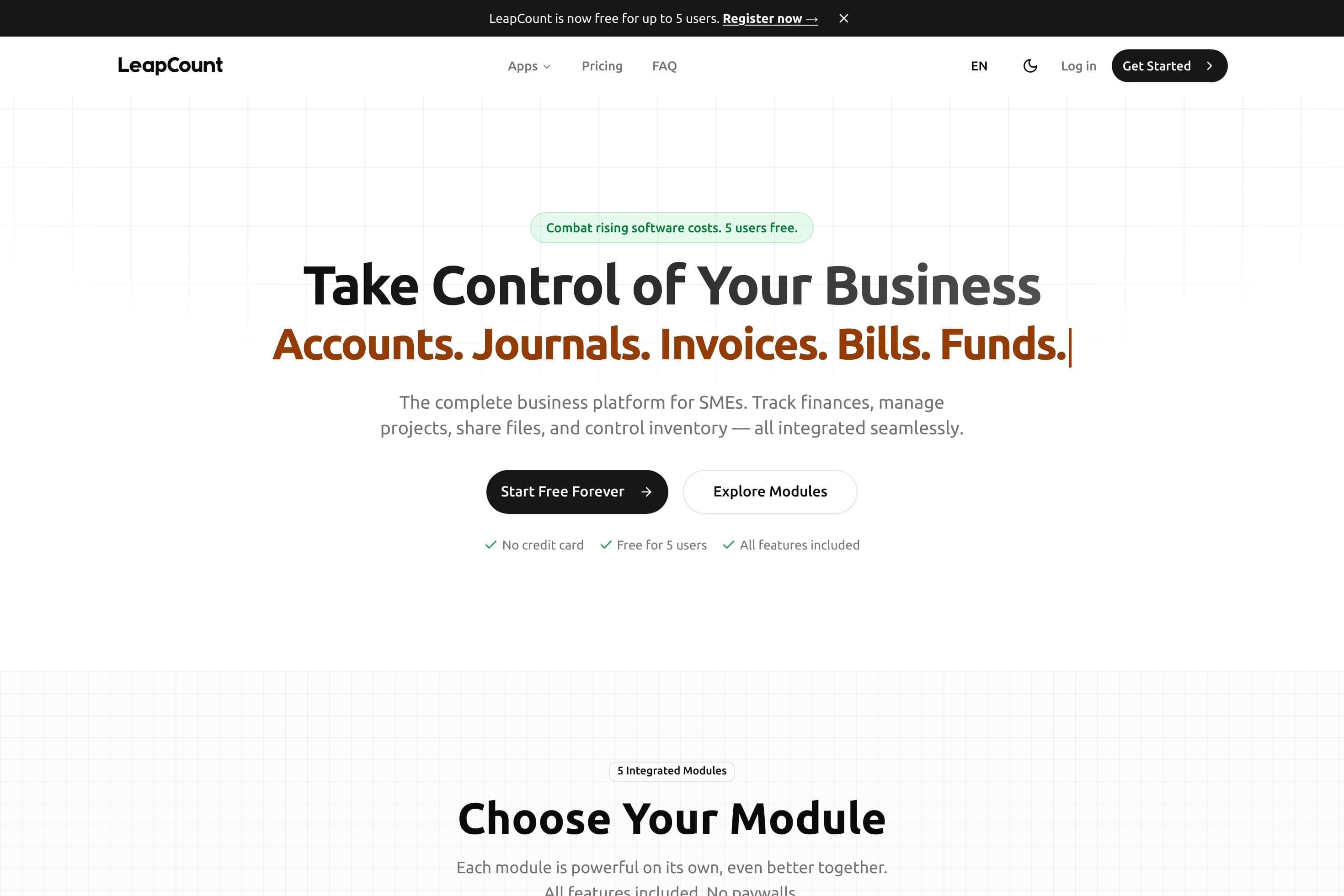 LeapCount - All-in-One Business Management Platform - Image 1