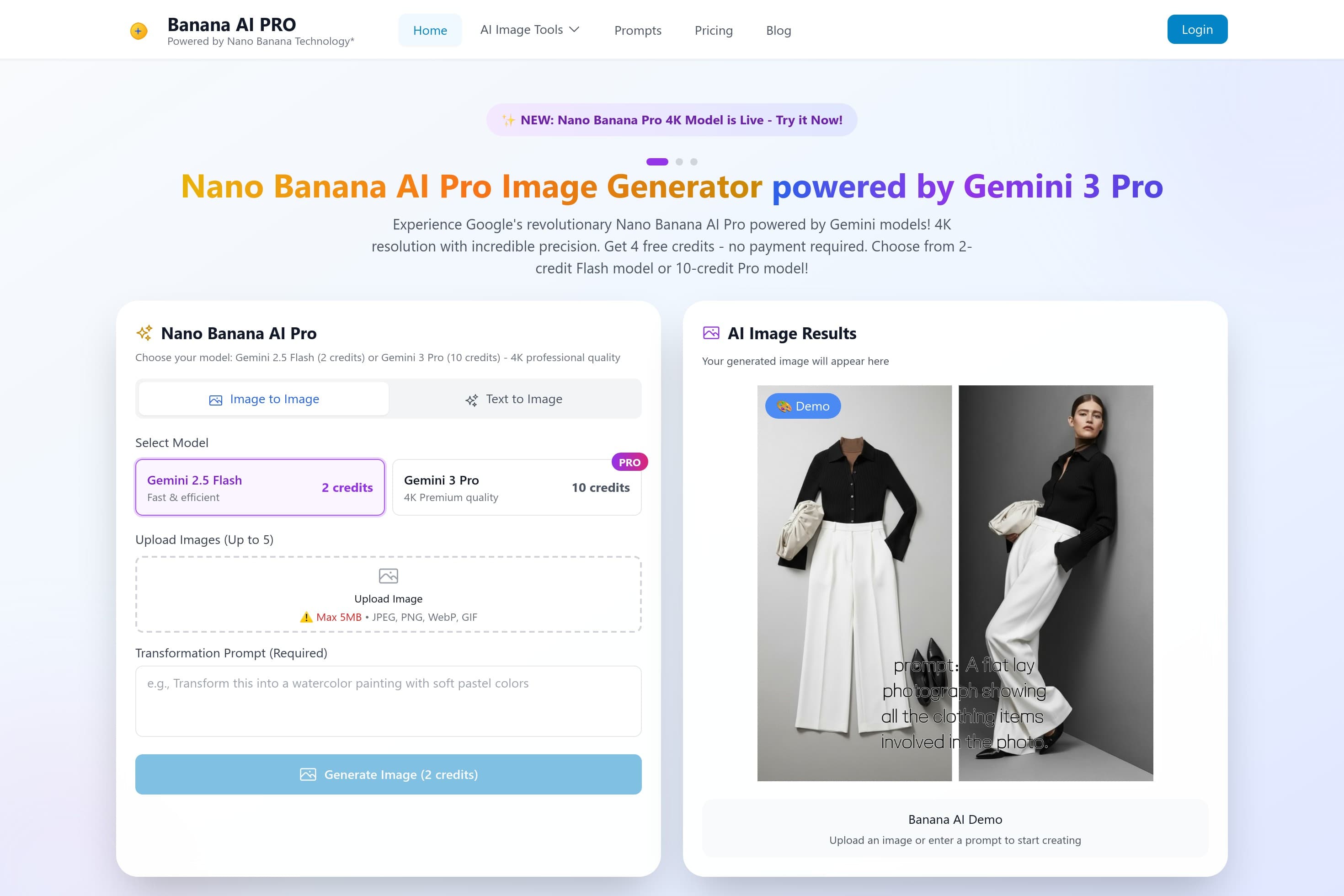 Nano Banana AI Pro - 4K AI Image Generator | Banana AI
