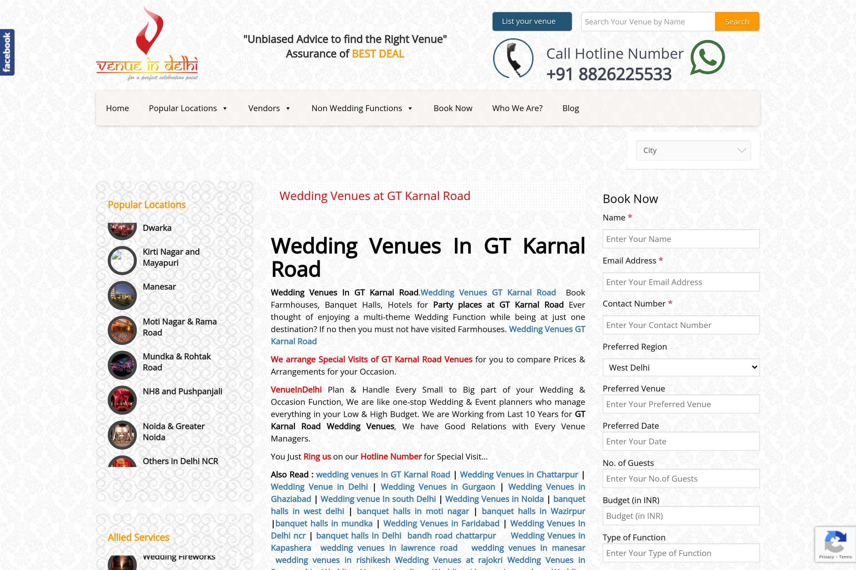 Top 29 Wedding Venues in GT Karnal Road - Best Tips & Reviews