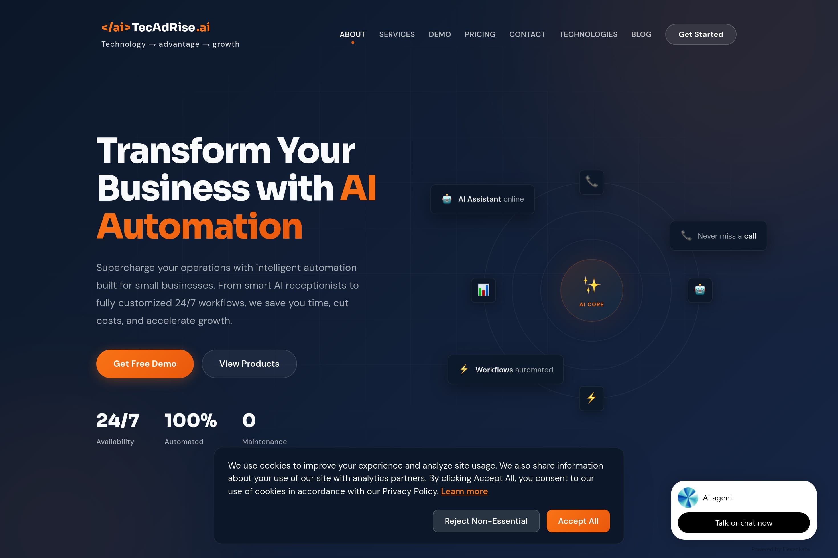 TecAdRise.ai - AI Automation Experts | TecAdRise.ai