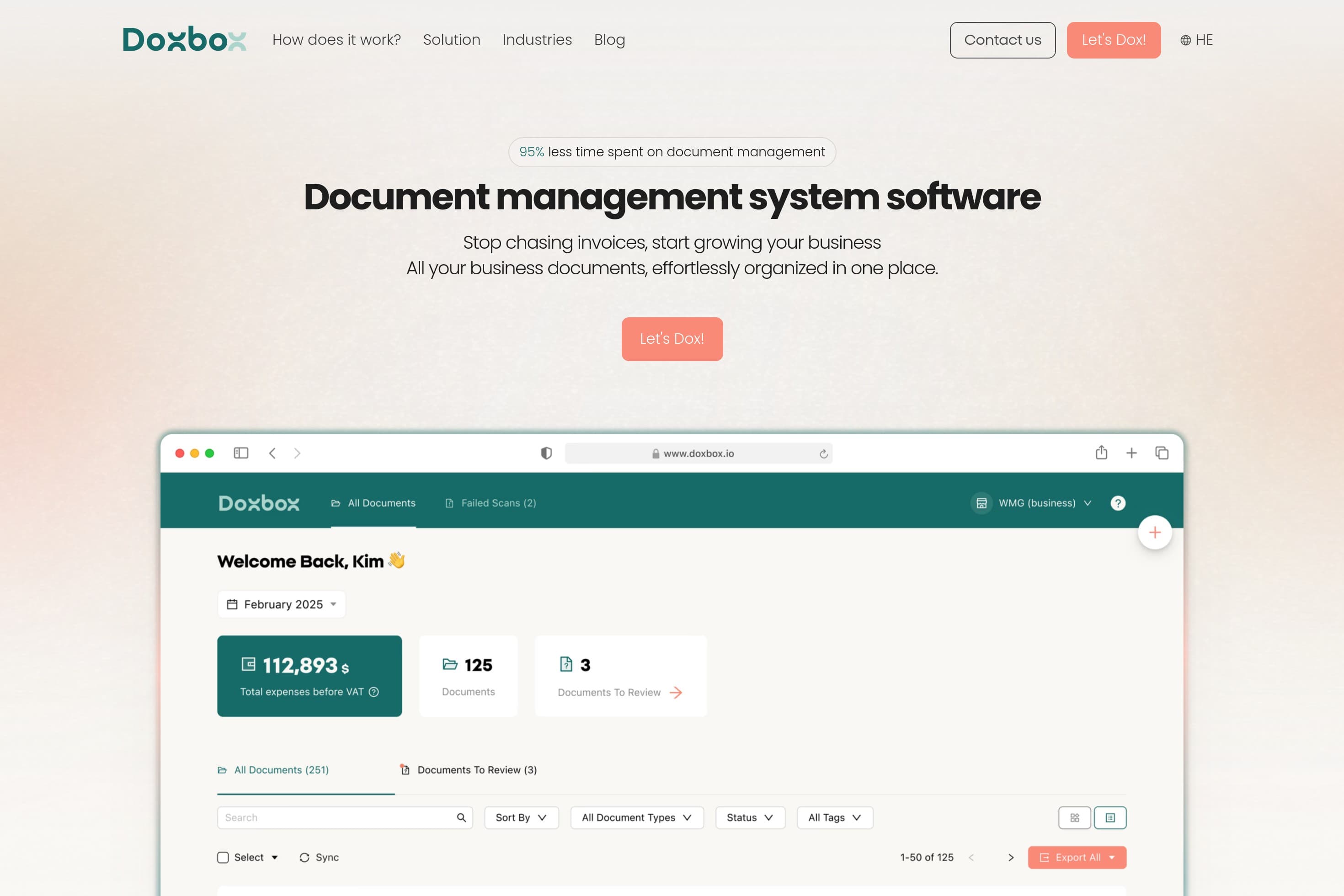 DoxBox - Receipts And Expense Management - Image 1