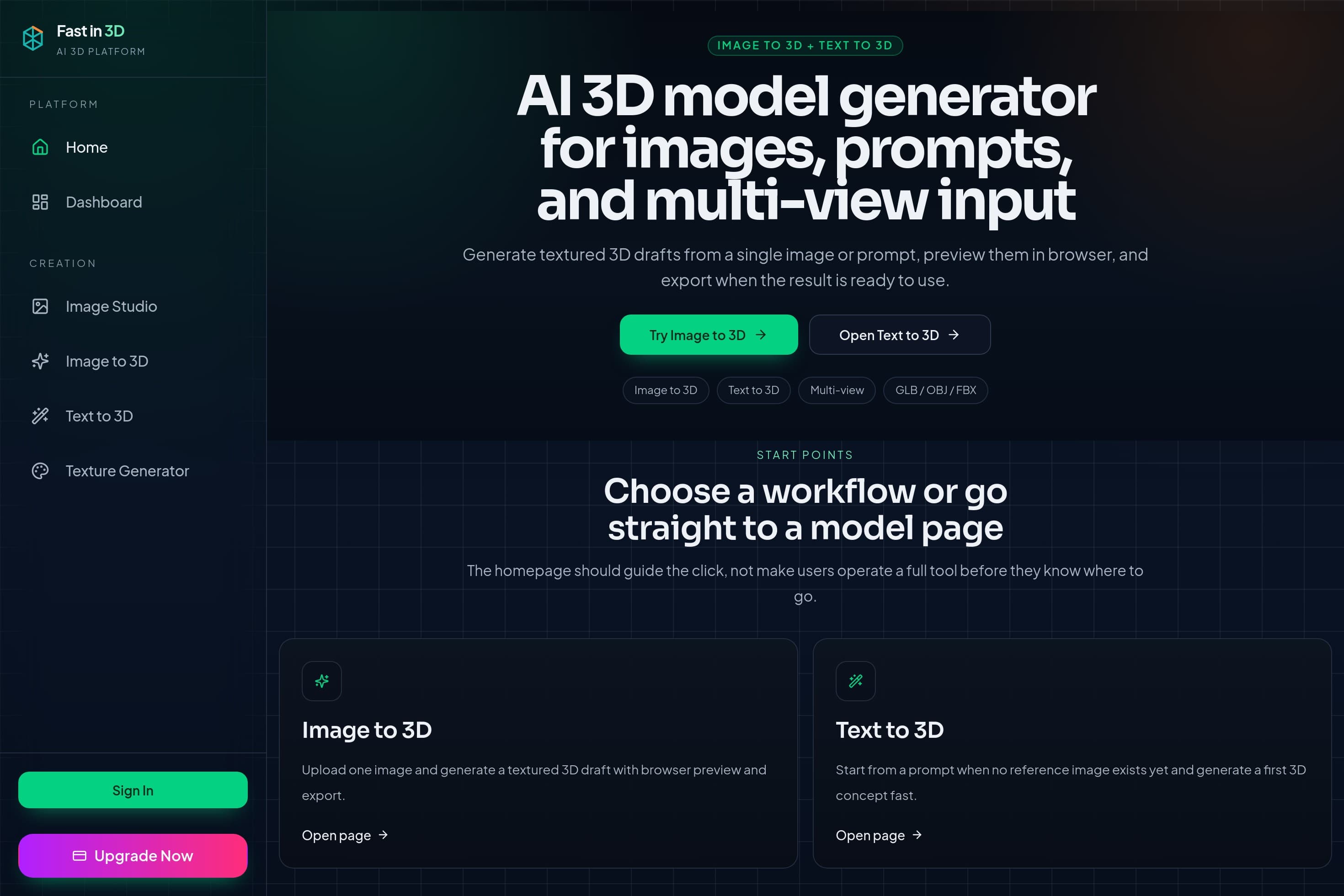 Fastin3D | AI 3D Creation Platform - Image 1