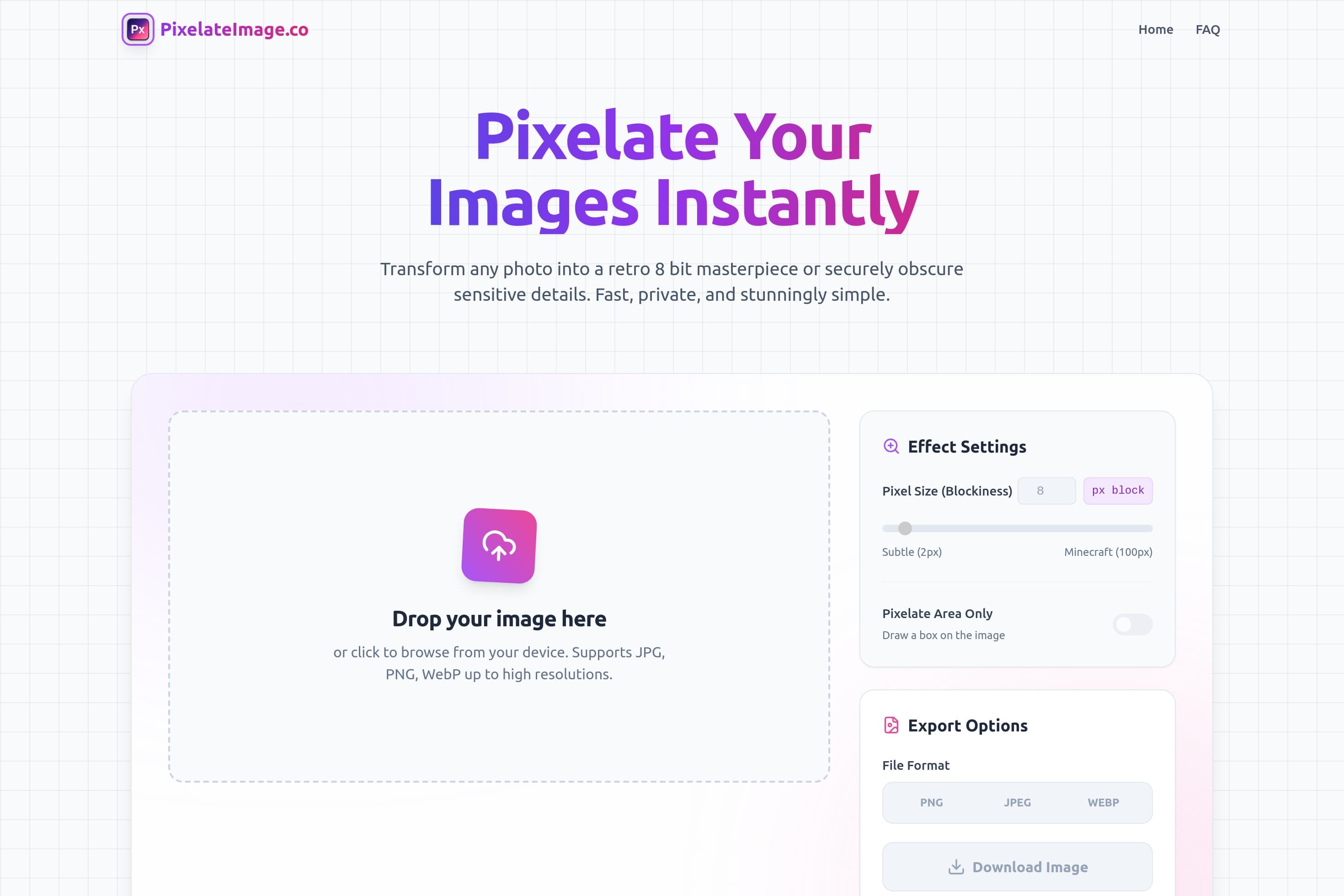 Pixelate Image Online - Image 1