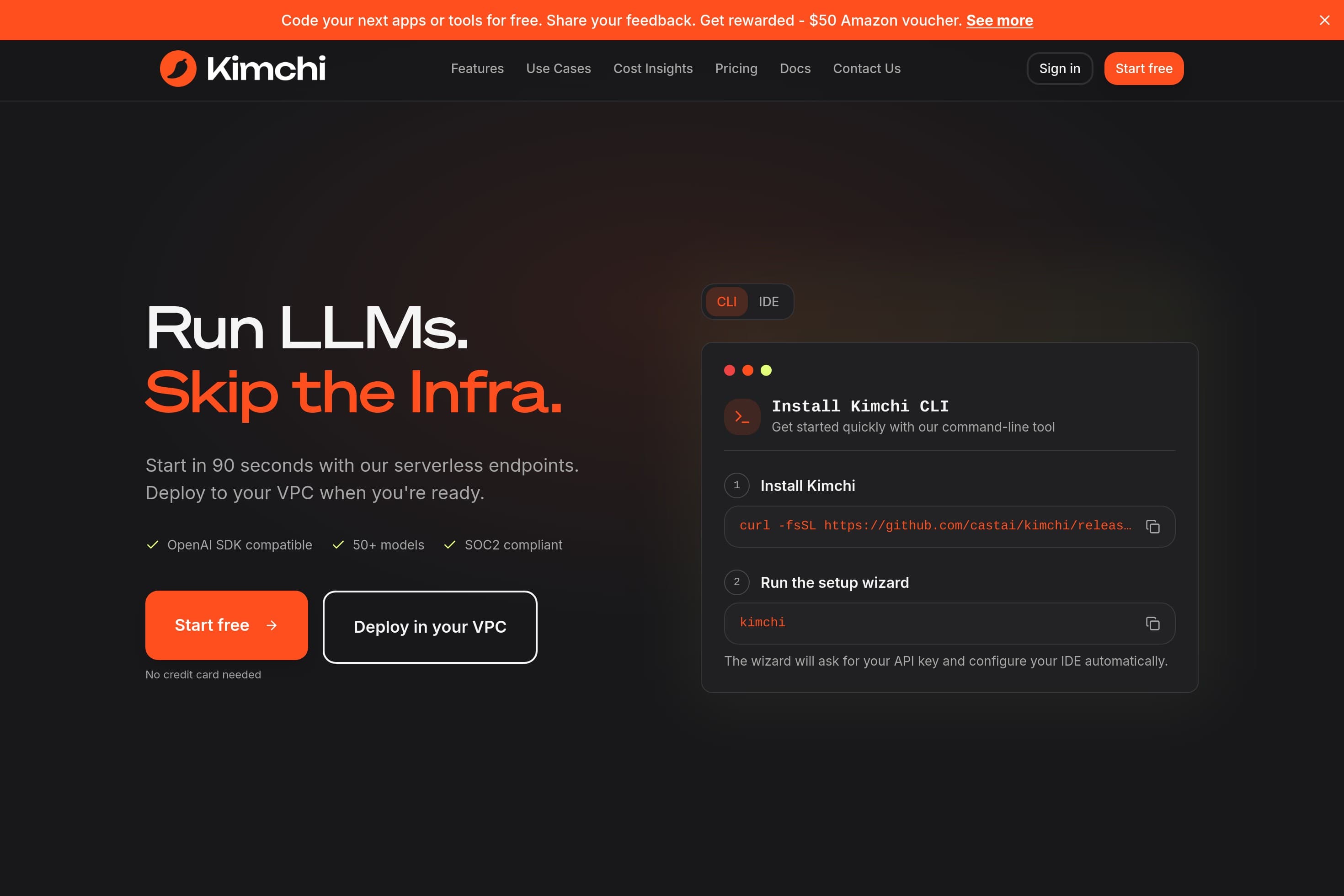 Kimchi - Optimize Your LLM Infrastructure