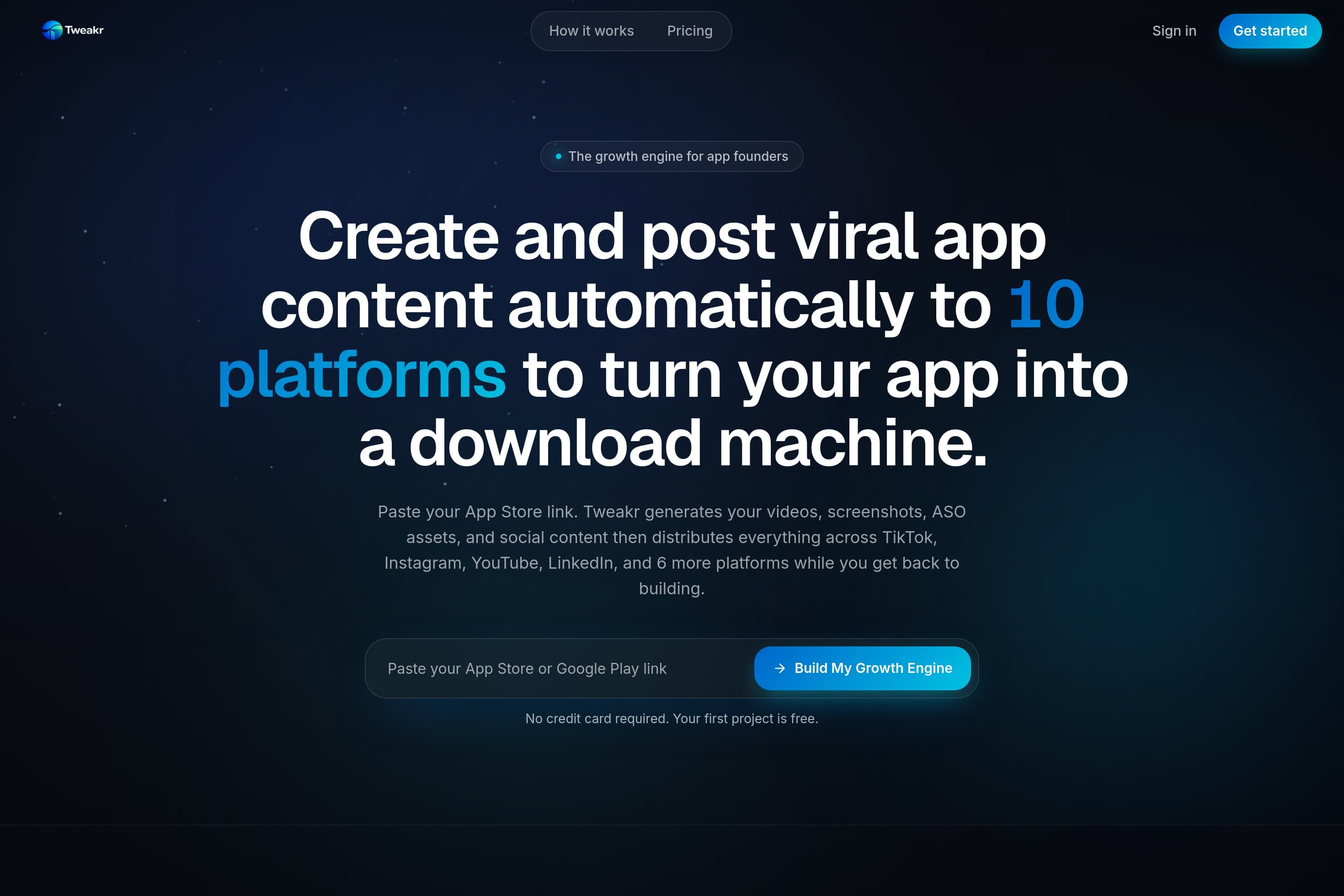 Tweakr — Create Mobile App Marketing Content, ASO & Autopost to 10 Platforms - Image 1