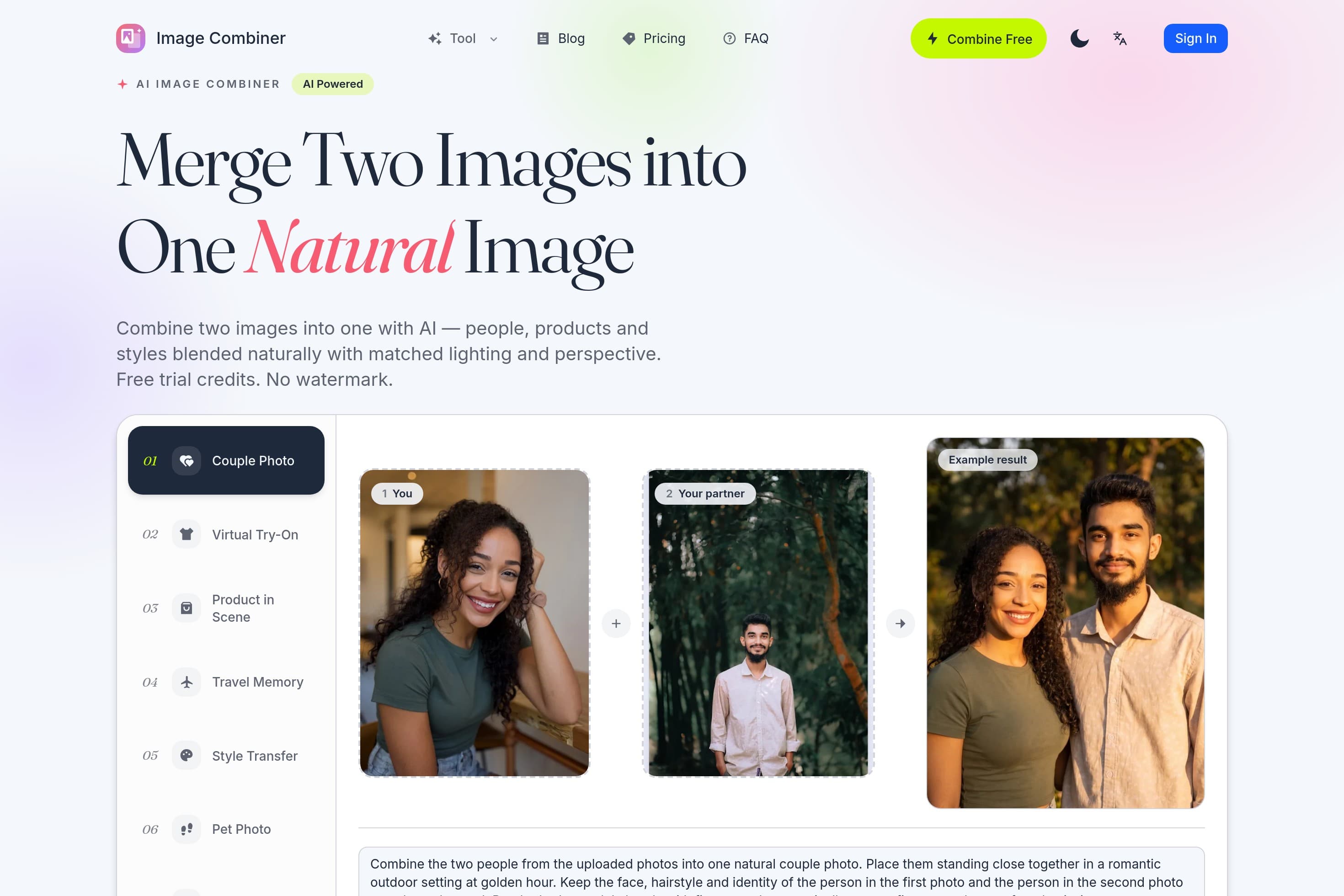 AI Image Combiner — Combine Two Images into One Free - Image 1