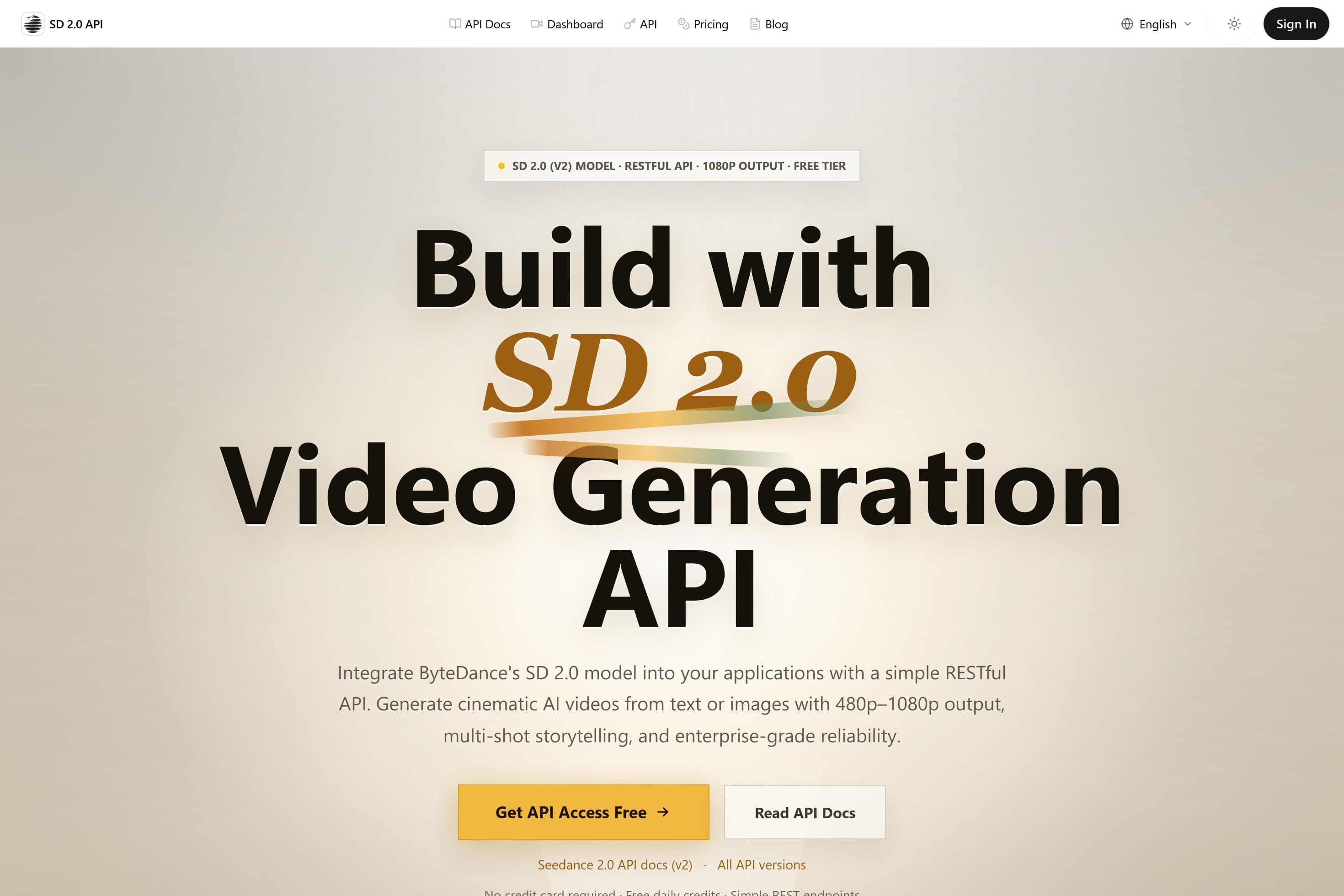SD 2.0 API – AI Video Generation API by ByteDance - Image 1