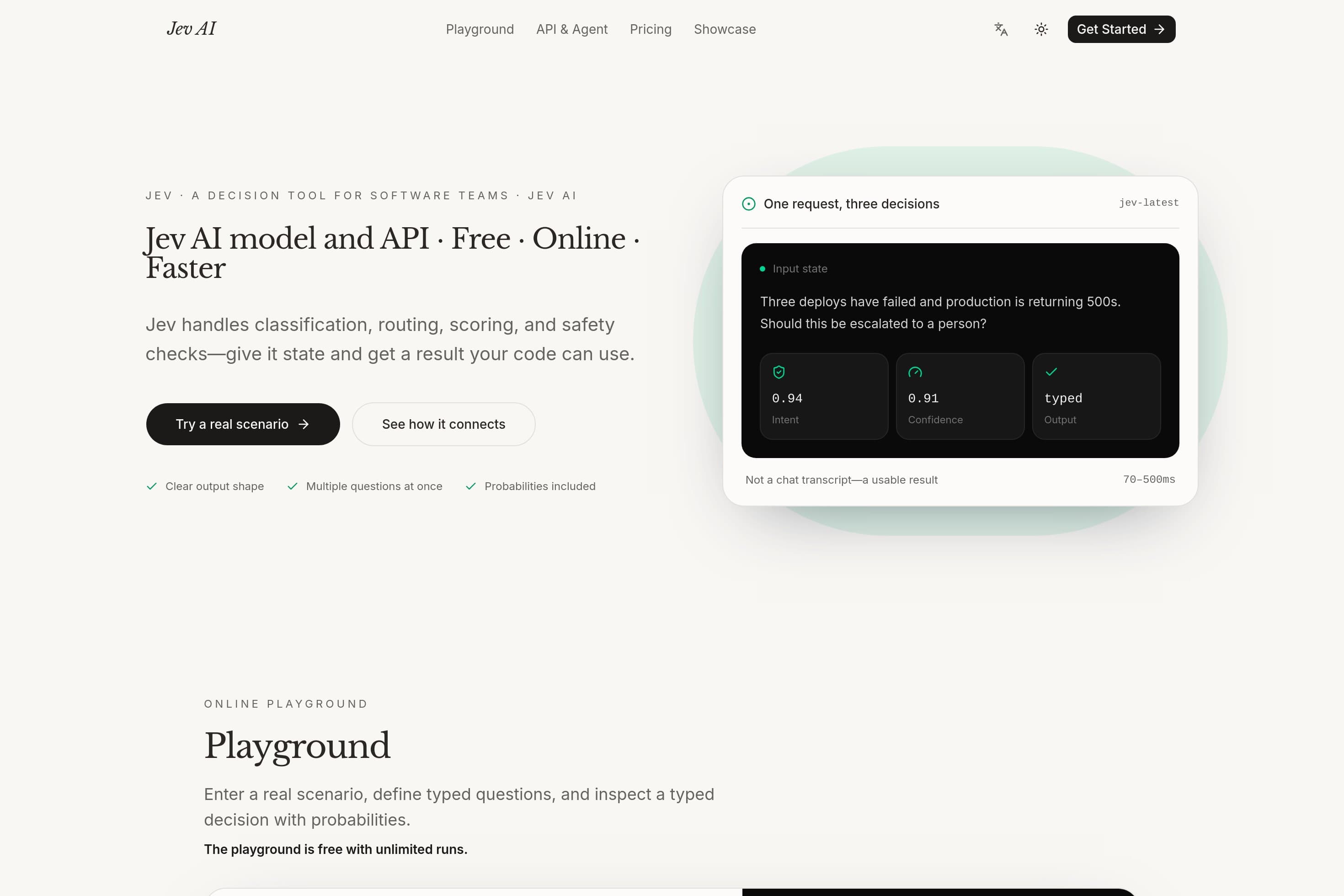 Jev AI — Jev Model Online, Free, No Waitlist