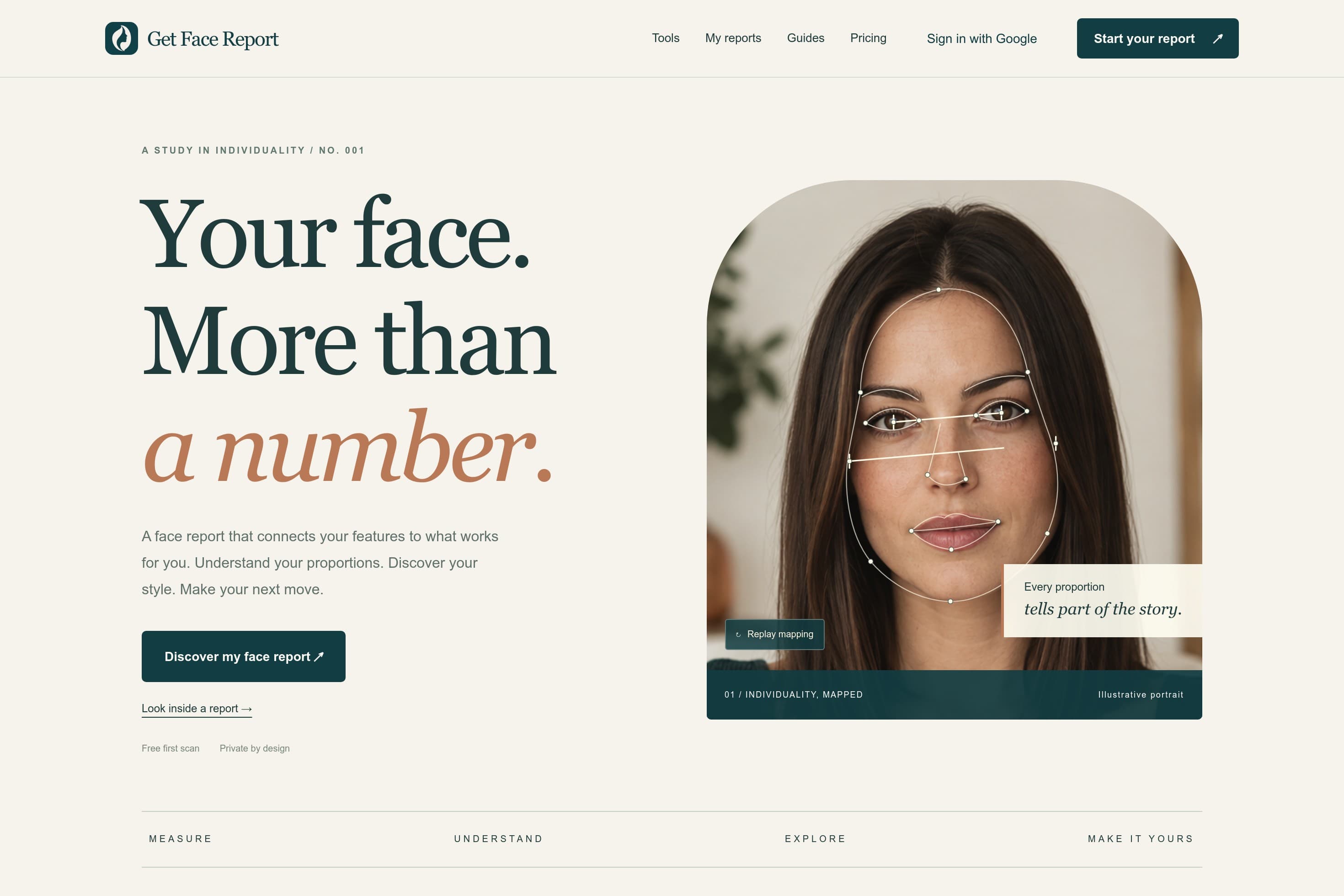 Get Face Report — Your Face, Understood