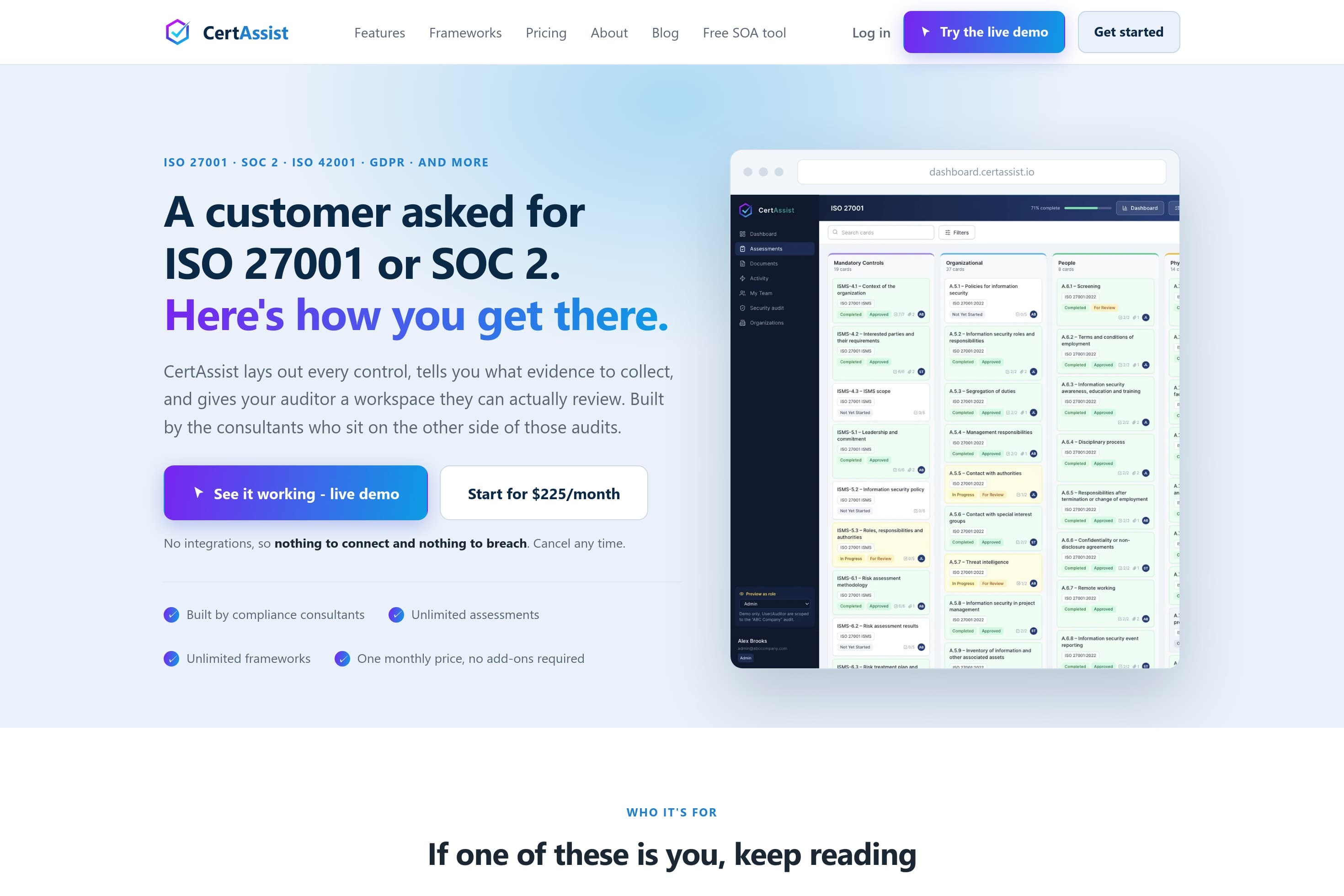 CertAssist - Simple, smart compliance certification - Image 1