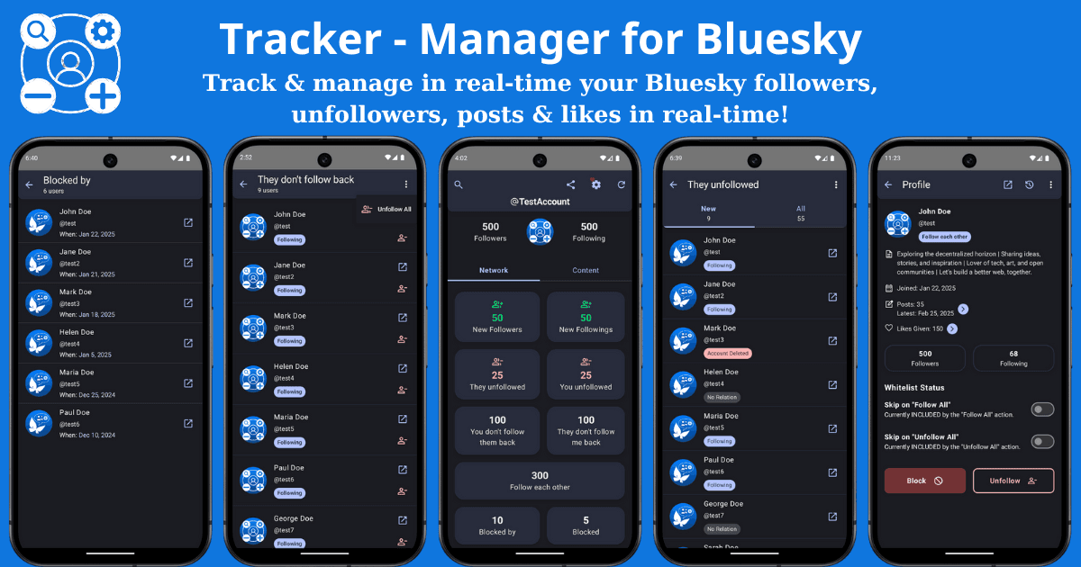 Tracker - Manager for Bluesky - Image 1