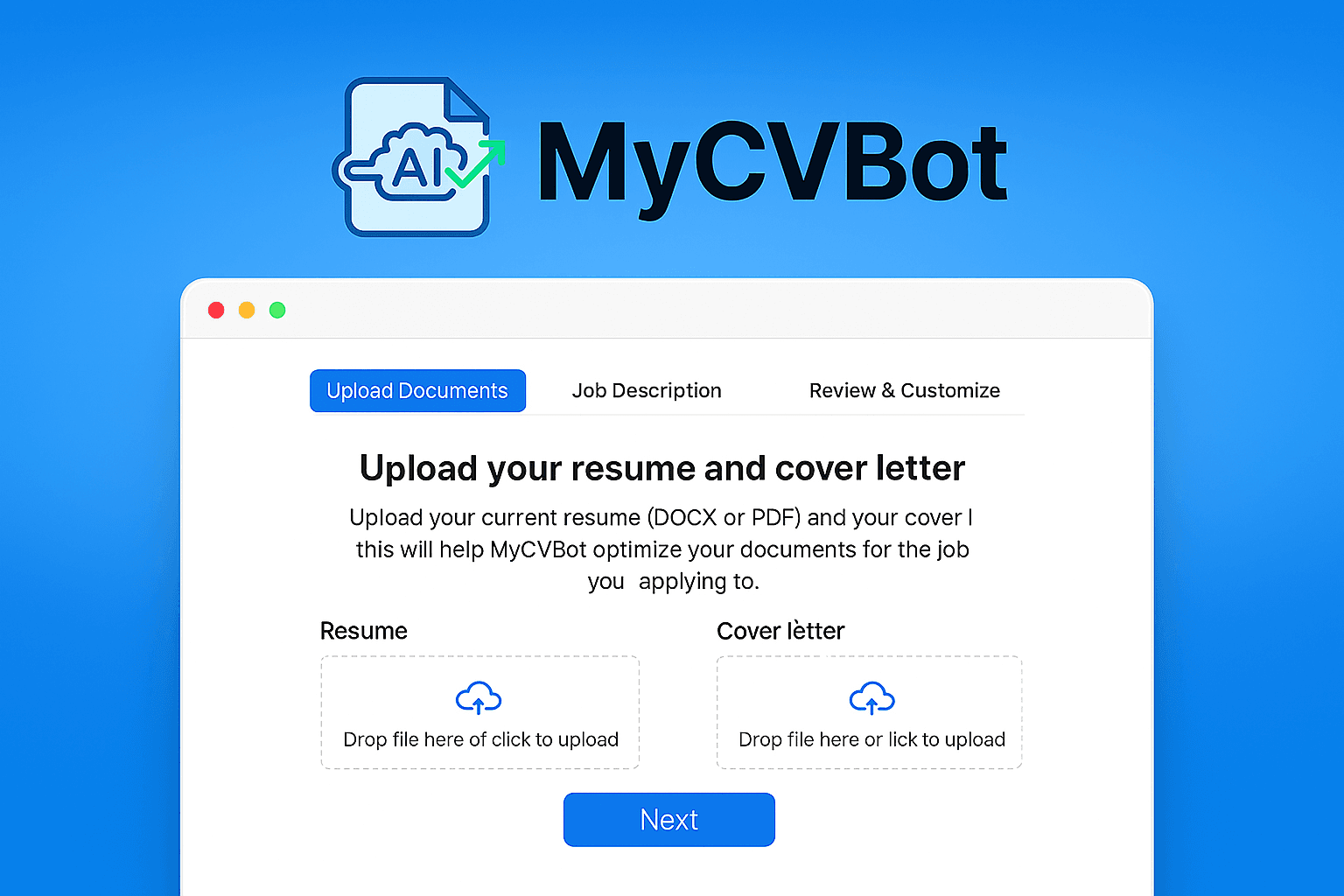 MyCVBot - Optimize Your Job Applications with AI - Image 1