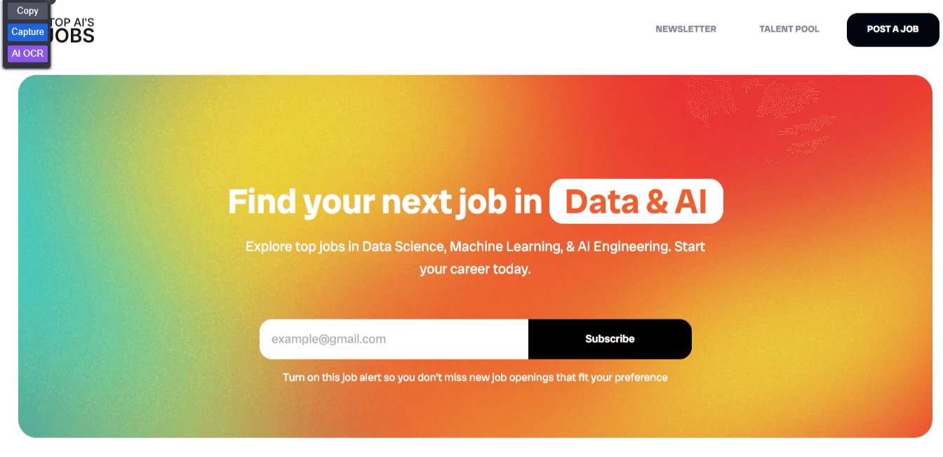 Top AI’s Jobs