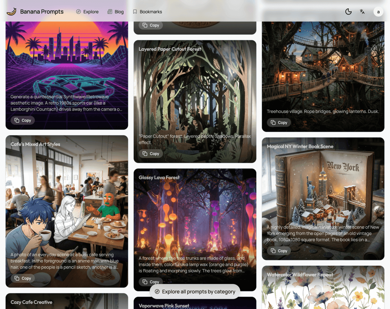 Banana Prompts – High-Quality AI Prompts & Creative Ideas - Image 1