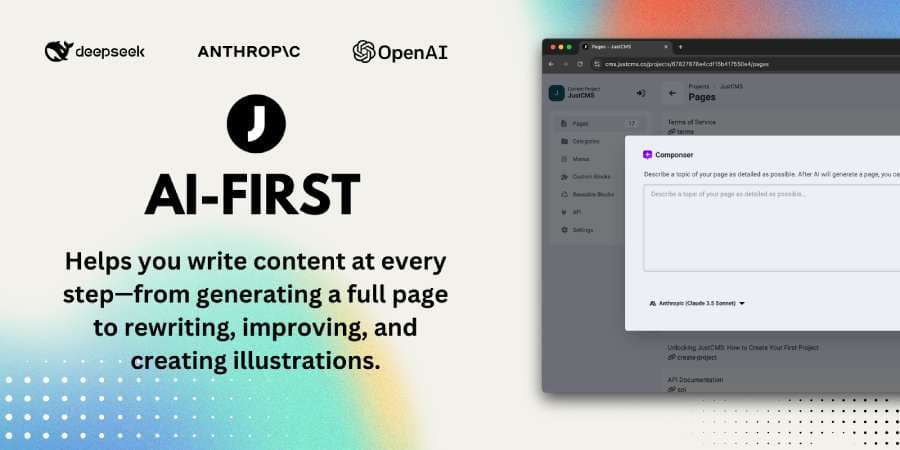 AI First, Headless, Affordable Content Management System - Image 1